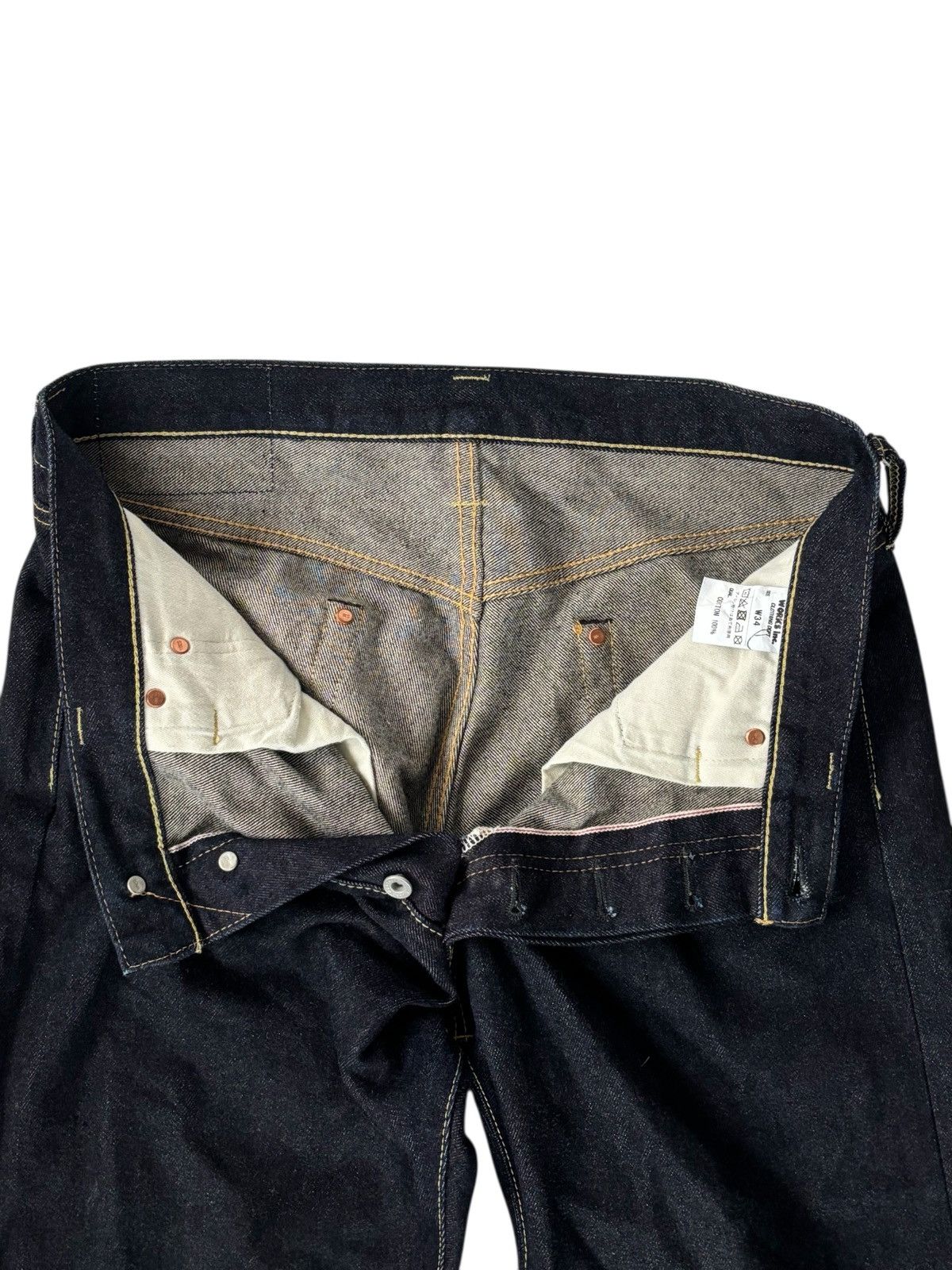 Iron Heart Iron Heart Selvedge Raw Denim Jeans Size US 34 / EU 50 - 6 Thumbnail