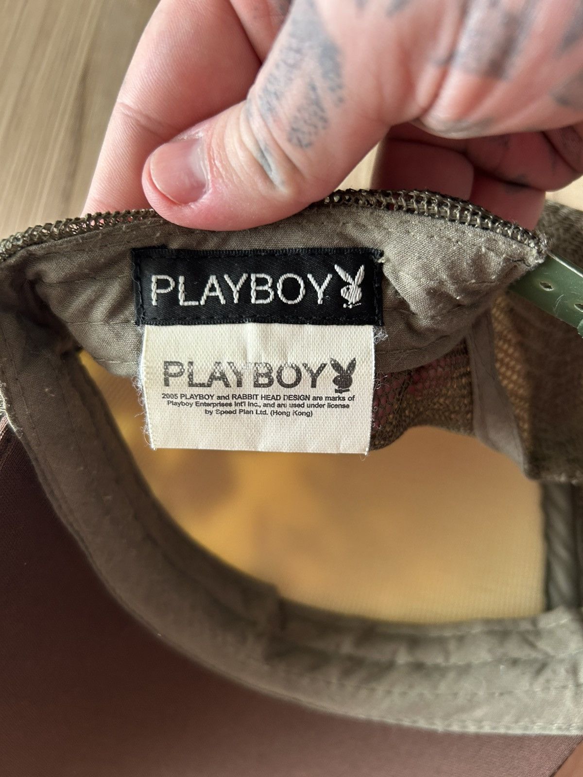 Playboy Vintage Y2K 2005 Playboy Trucker Hat With Embroidery Size ONE SIZE - 4 Thumbnail