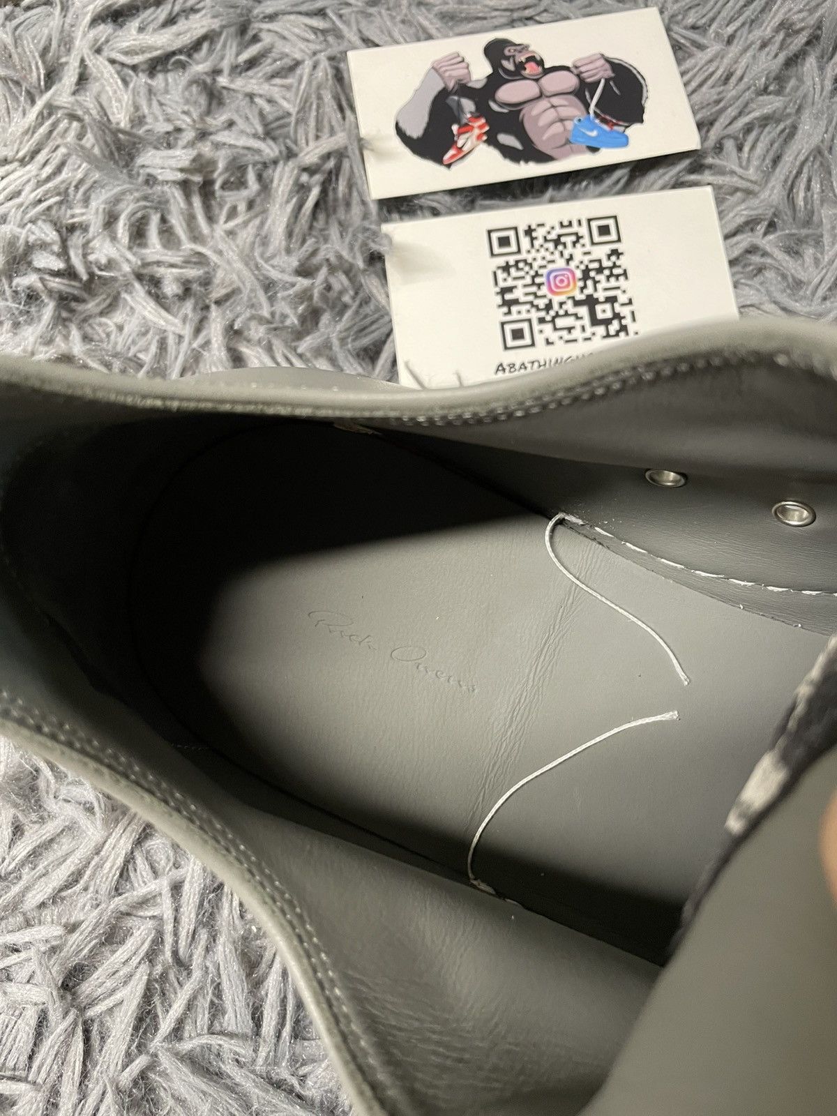 Rick Owens Rick Owens Ramone Low Jumbo Lace Euca/Milk Size US 15 / EU 48 - 8 Thumbnail