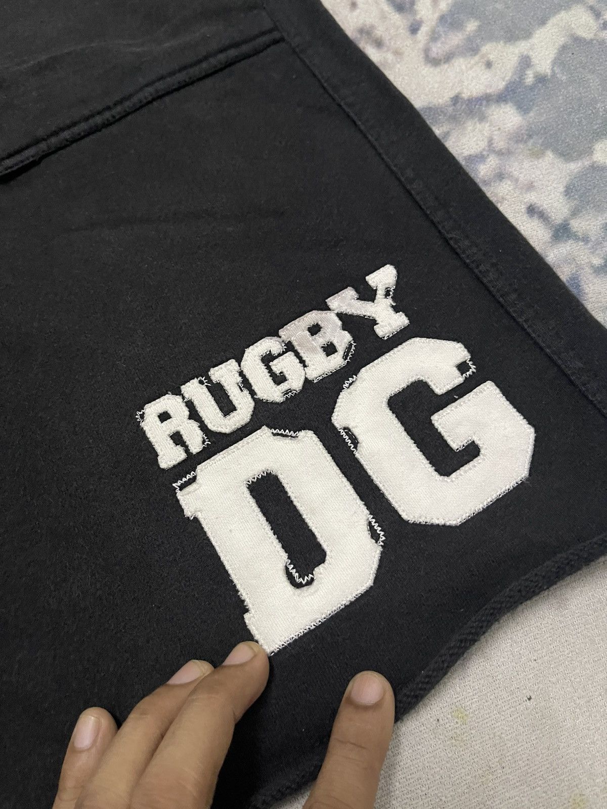Dolce & Gabbana 2000s DOLCE & GABBANA ITALIA RUGBY CHOPPED SHORT PANT Size US 30 / EU 46 - 6 Thumbnail