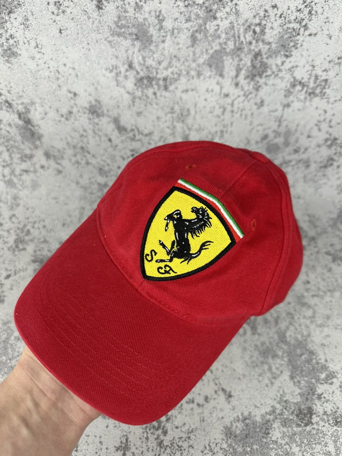 Ferrari Vintage Ferrari Racing Cap Red Logo Rare Licensed F1 Merch Size ONE SIZE - 1 Thumbnail