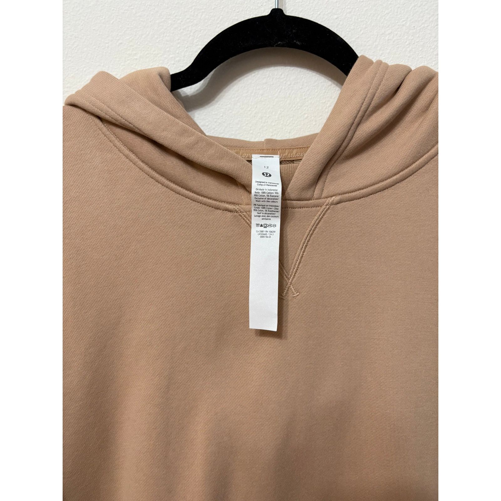Lululemon NWT Lululemon All Yours Hoodie Terry Sz 12 Beech Wood Size XL / US 12-14 / IT 48-50 - 4 Thumbnail