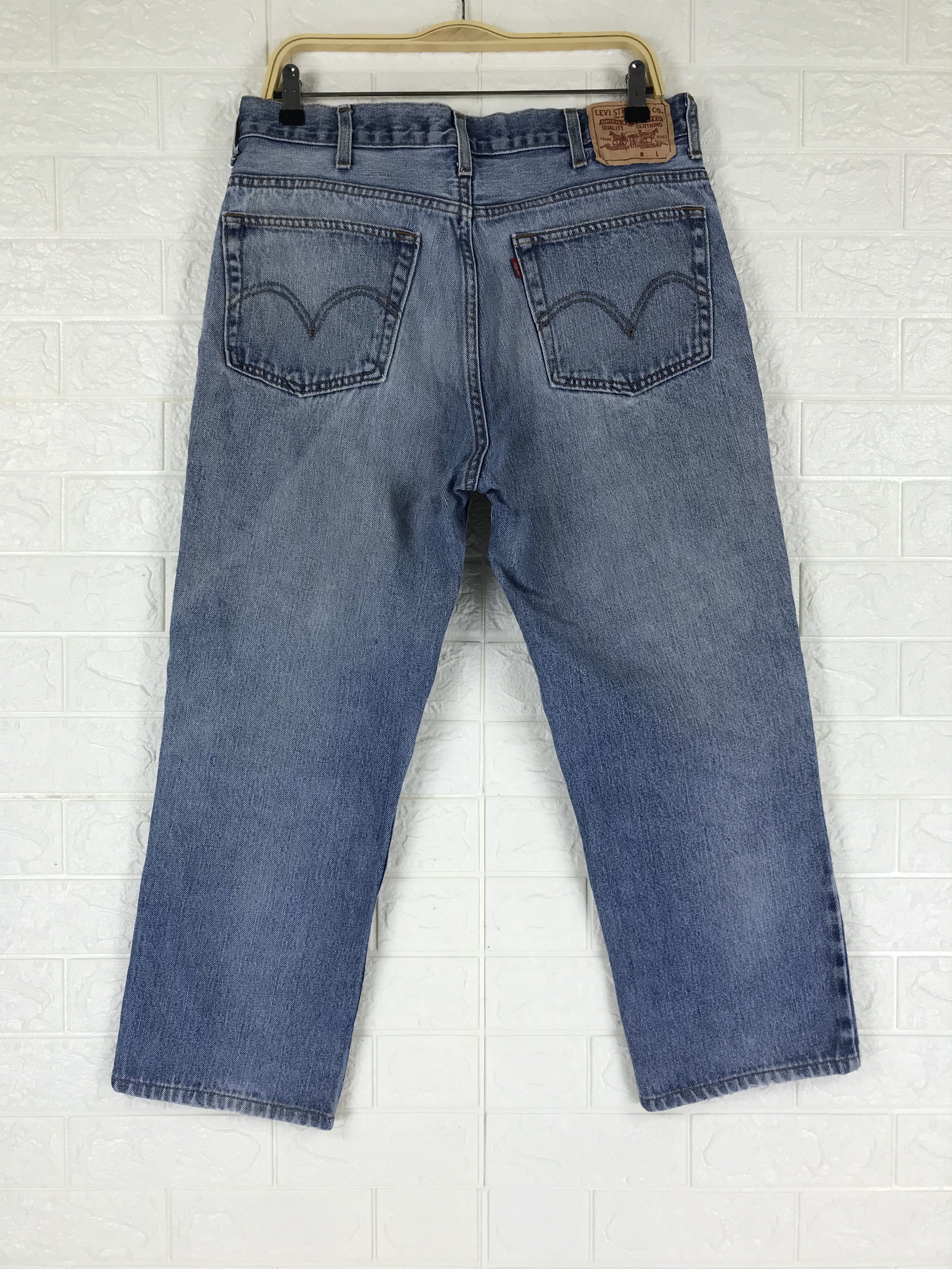 Levi's Vintage Levi's 511 Slim Fit Jeans Faded Blue Denim Size US 34 / EU 50 - 5 Thumbnail