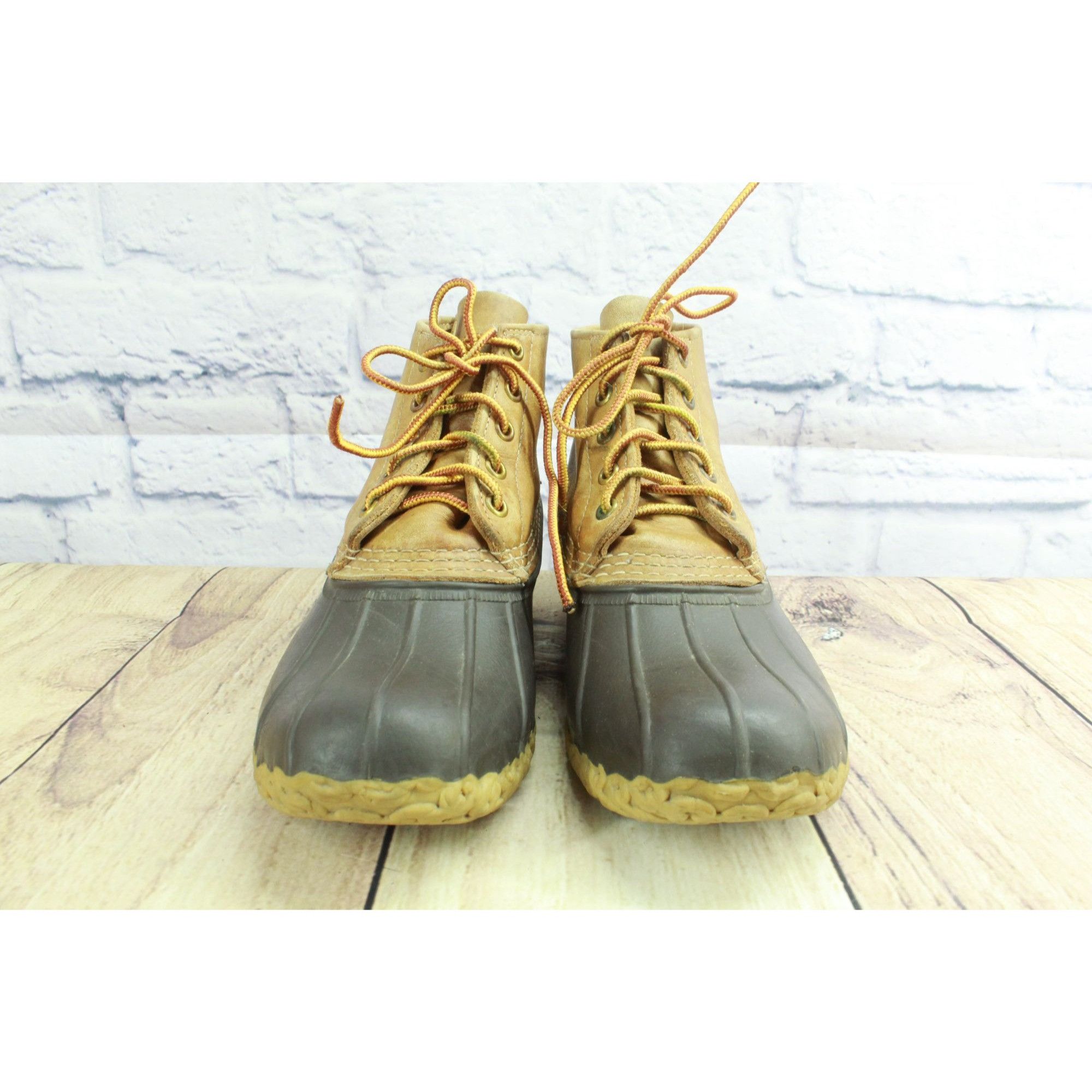 L.L. Bean LL Bean Women’s Leather Duck Boots Unlined Size 7 Narrow Size US 7 / IT 37 - 5 Thumbnail