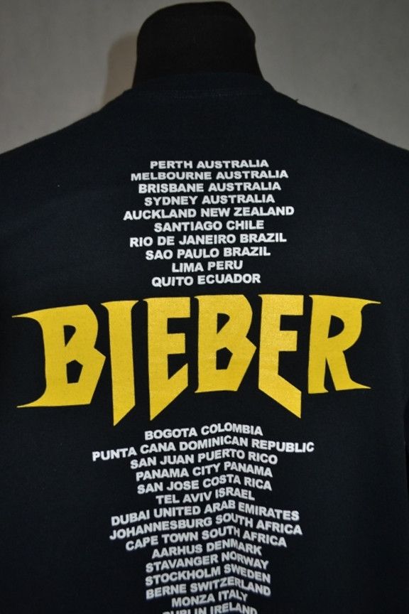 Band Tees × Justin Bieber RARE Justin Bieber Stadium Tour 2017 Longsleeve Size US M / EU 48-50 / 2 - 3 Thumbnail