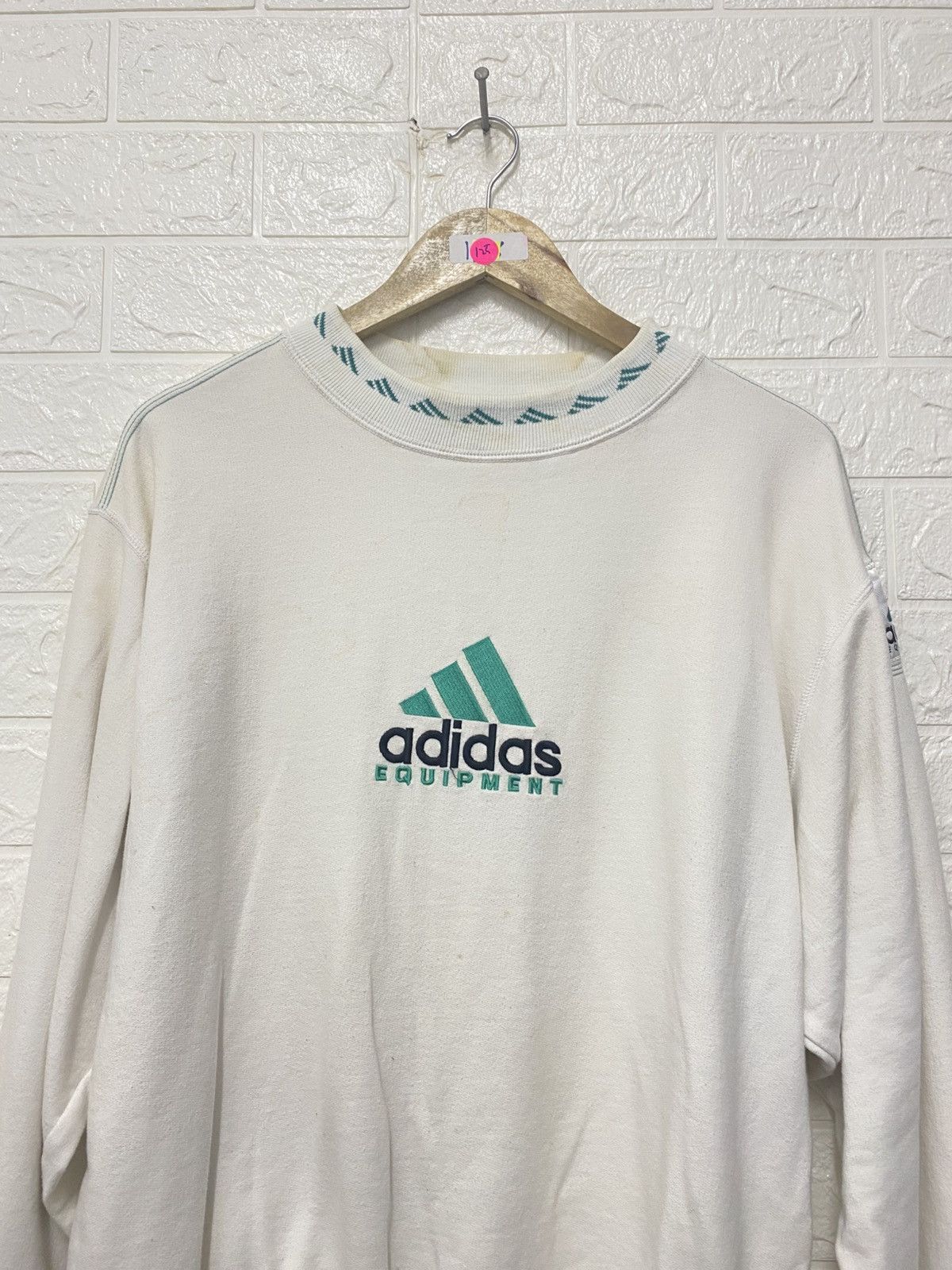 Adidas VINTAGE 90s ADIDAS EQUIPMENT CREWNECK Size US M / EU 48-50 / 2 - 2 Thumbnail