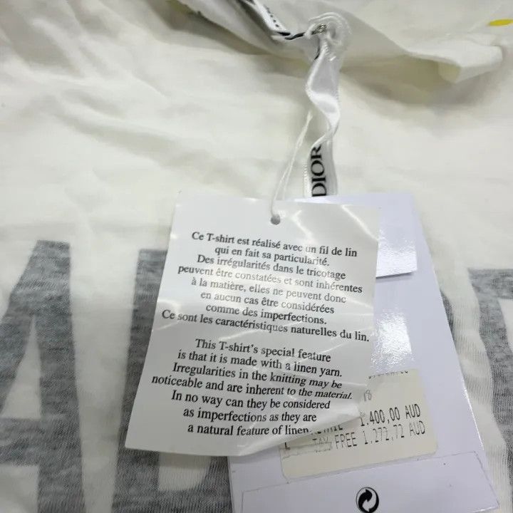 Dior Dior SS22 J'Adior Logo Print Short Sleeve T-Shirt 0079-2507 Size M / US 6-8 / IT 42-44 - 4 Thumbnail