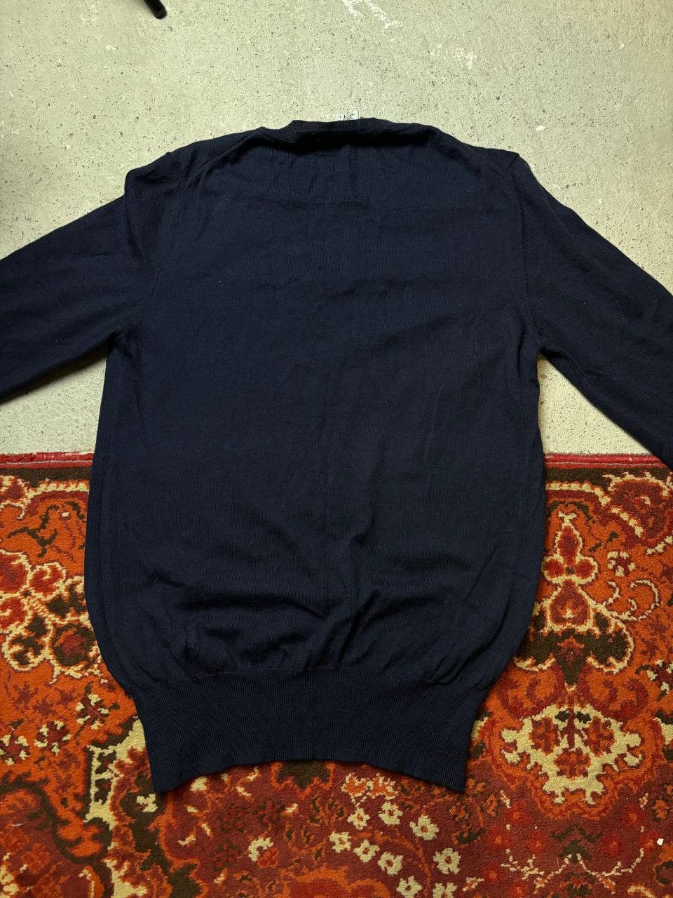 Vintage × Vivienne Westwood Vintage Vivienne Westwood Wool Embroidered logo Sweater Size US L / EU 52-54 / 3 - 5 Thumbnail