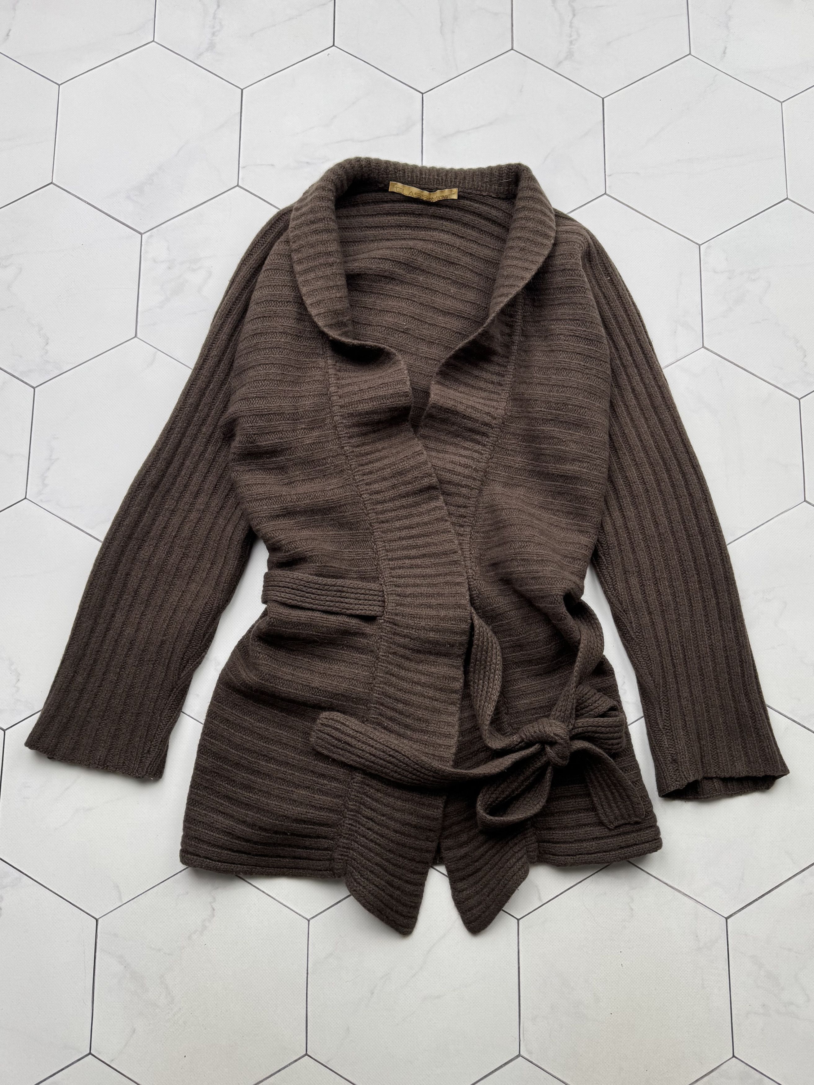 Cavalli Class Class Roberto Class Vintage Wool Cardigan (B253) Size M / US 6-8 / IT 42-44 - 1 Thumbnail