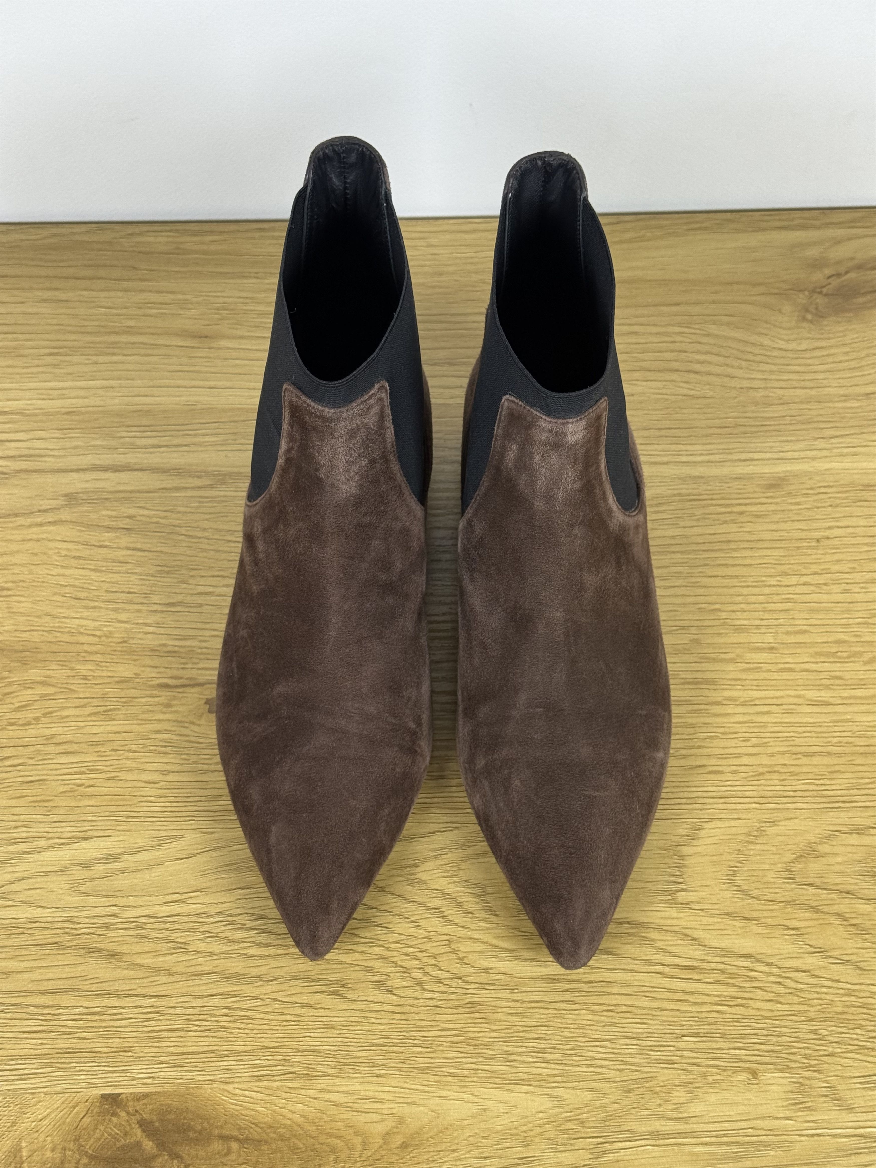Other Women's Madeline Brown Suede Pointed Boots EU36 Size US 6 / IT 36 - 4 Thumbnail