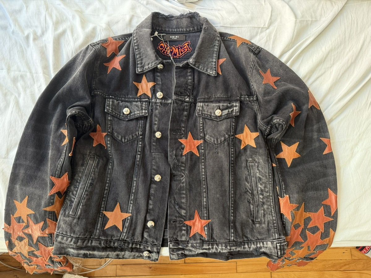 Amiri Chemist star-appliqué denim jacket Size US XXL / EU 58 / 5 - 2 Thumbnail