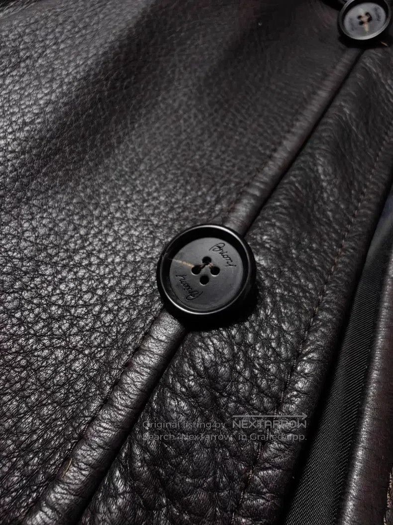 Brioni Brioni Deer Leather Mid-length Coat Size US M / EU 48-50 / 2 - 8 Thumbnail