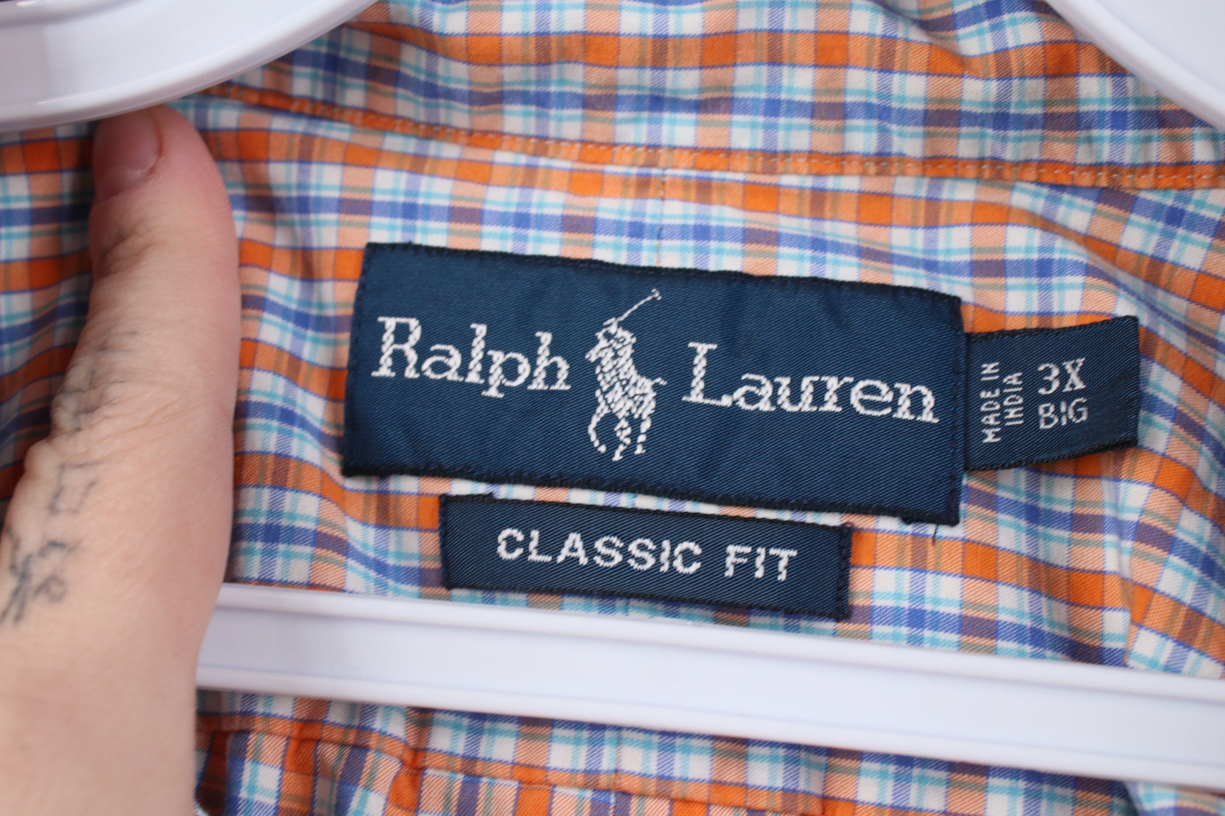 Polo Ralph Lauren Vintage 90s Ralph Lauren Short Sleeve Collared Button Shirt Size US XXL / EU 58 / 5 - 7 Thumbnail