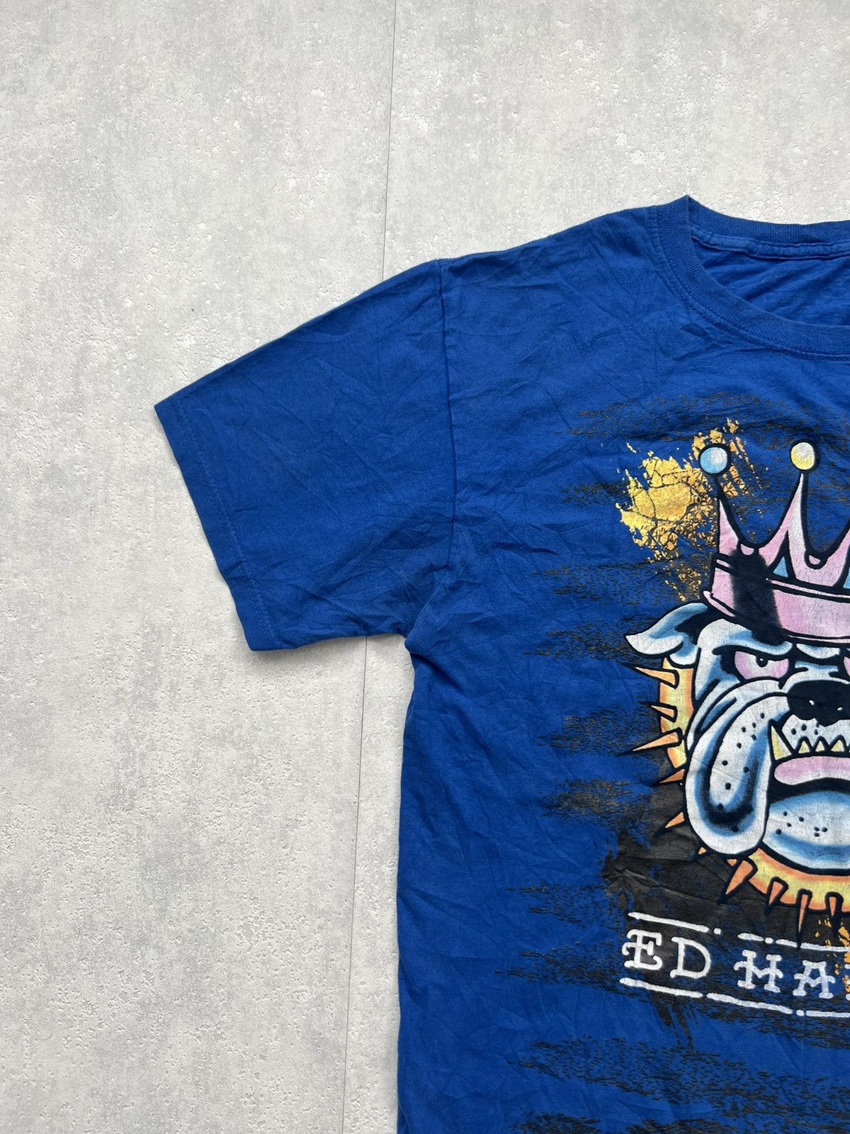 Ed Hardy 00's ED HARDY ROYAL KING BULLDOG RARE VINTAGE TEE Y2K Size US M / EU 48-50 / 2 - 5 Thumbnail