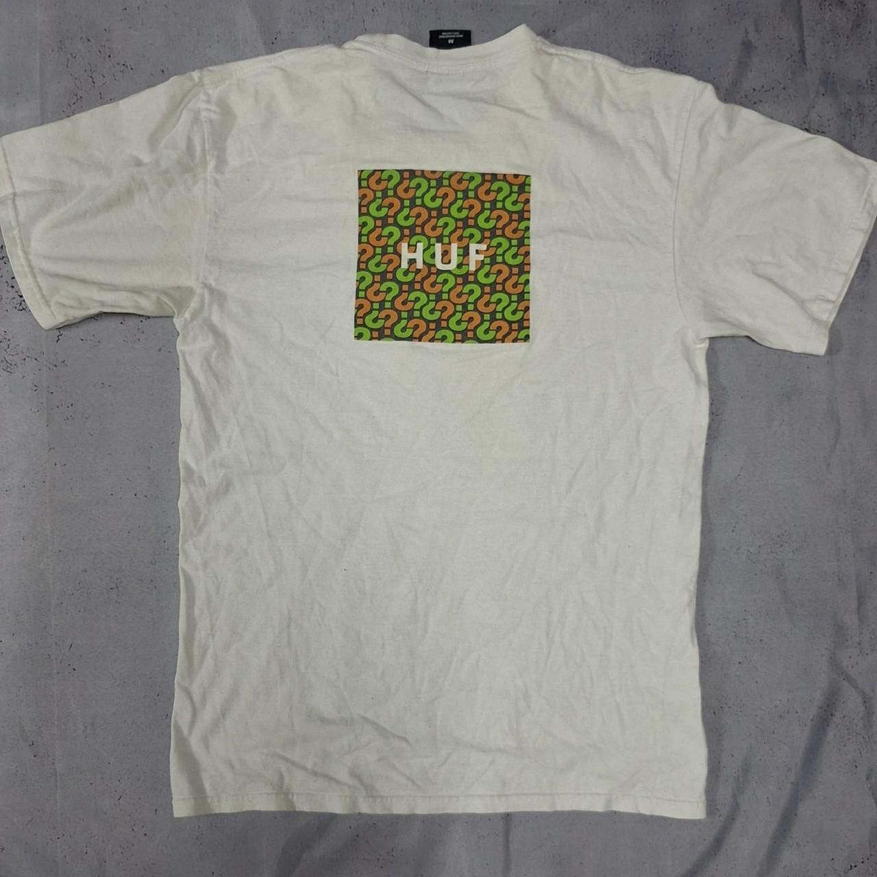 Huf Cream HUF cotton streetwear tee Size US M / EU 48-50 / 2 - 4 Thumbnail