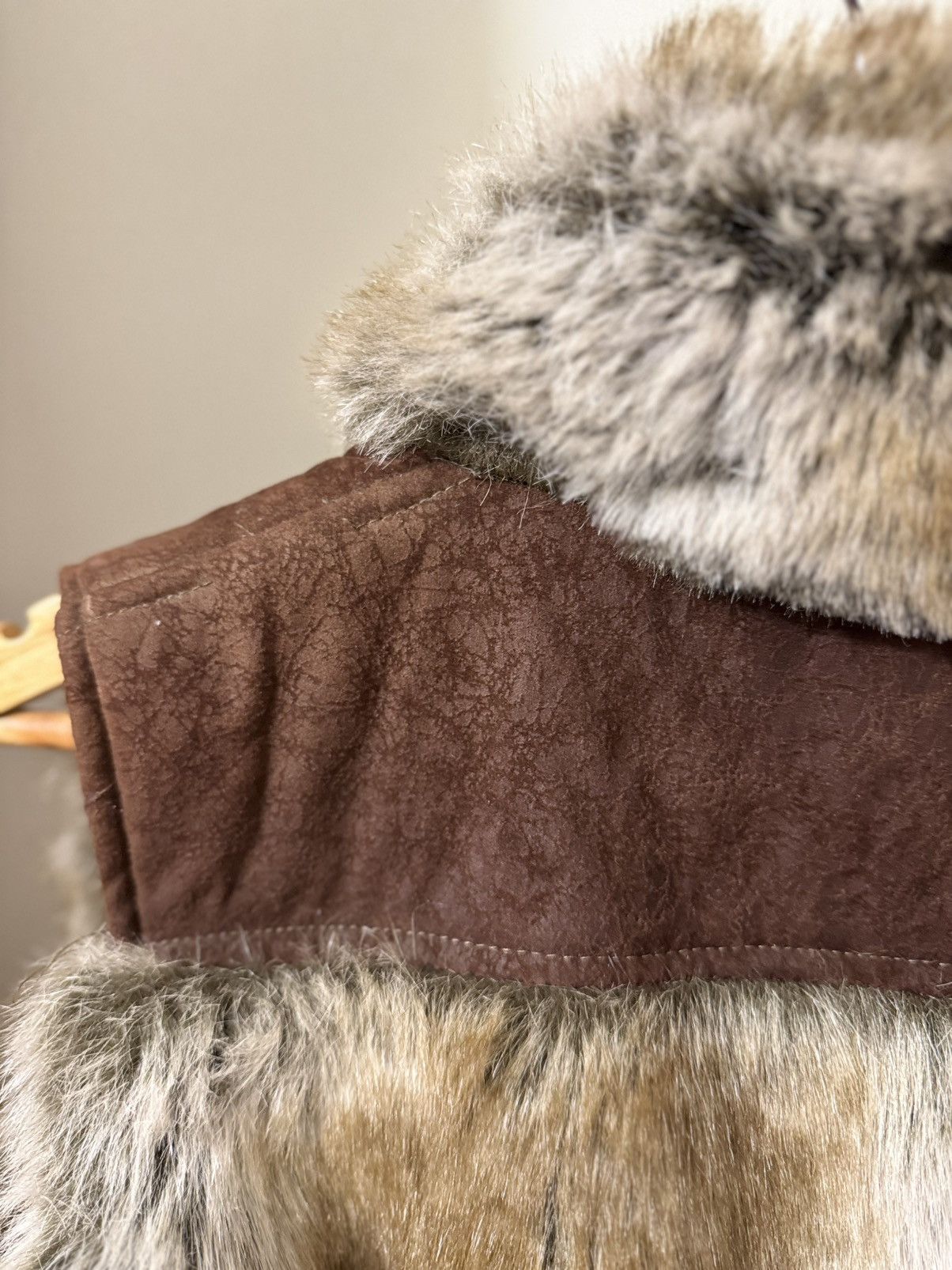 20471120 Y2K Faux Fur Vest Jacket Women’s Size S / US 4 / IT 40 - 8 Thumbnail