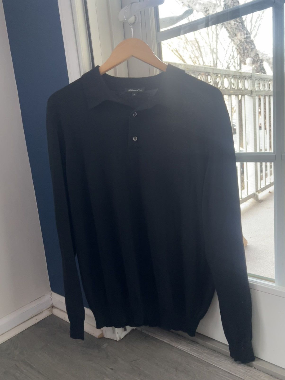 Phineas Cole Phineas Cole Cashmere/Cotton Polo Sweater Size US XL / EU 56 / 4 - 4 Thumbnail