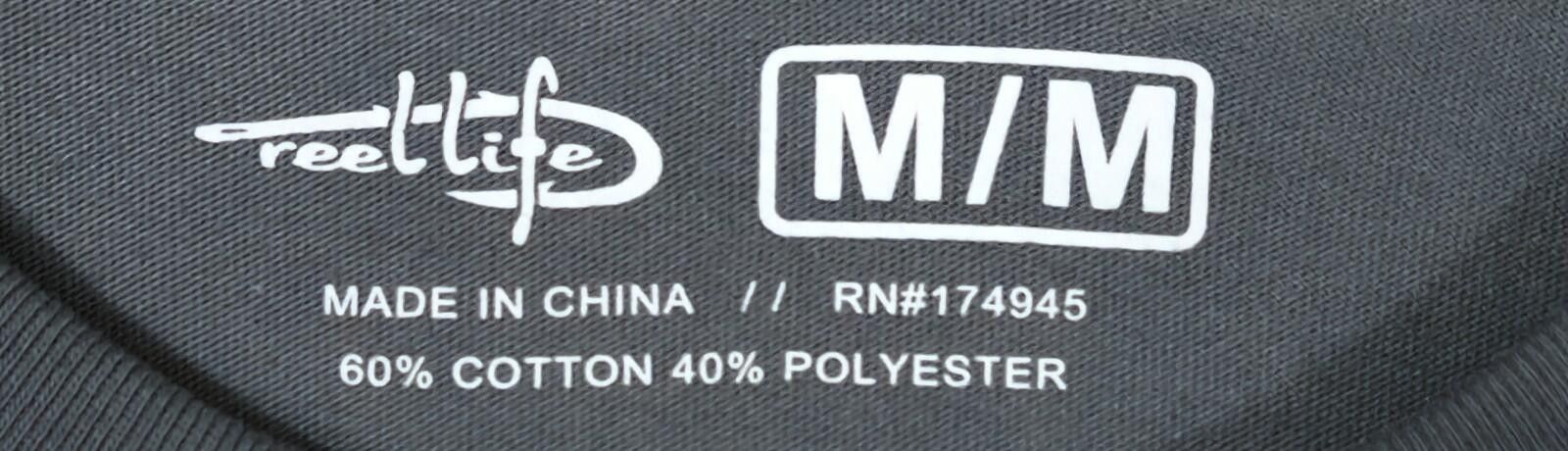 Other Reel Life Shirt Size M Fishing Graphic Summer Dark Grey #12 Size US M / EU 48-50 / 2 - 2 Thumbnail