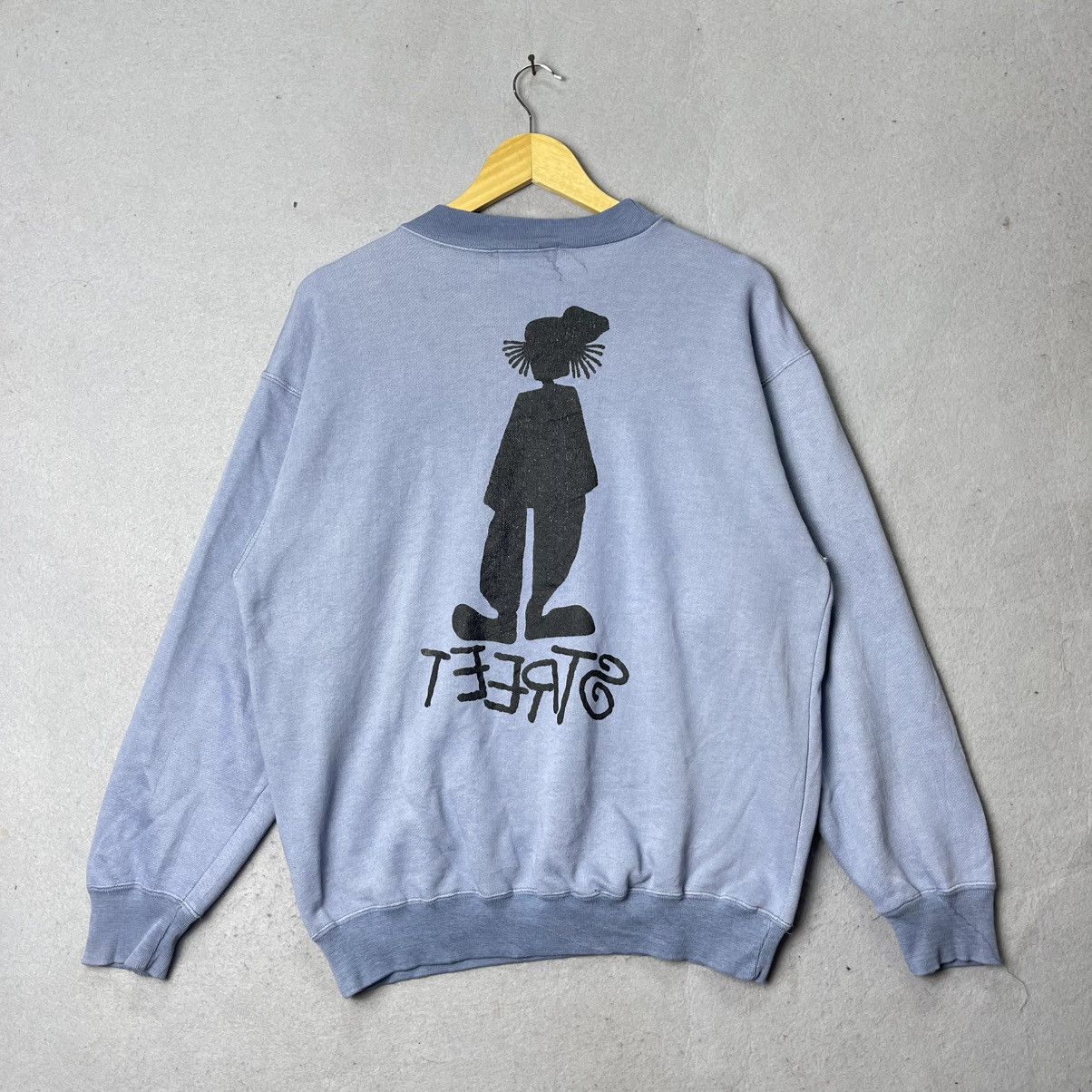 Vintage Vintage Flip Flop “Street” Graphic Crewneck (Light Blue) Size US L / EU 52-54 / 3 - 1 Thumbnail