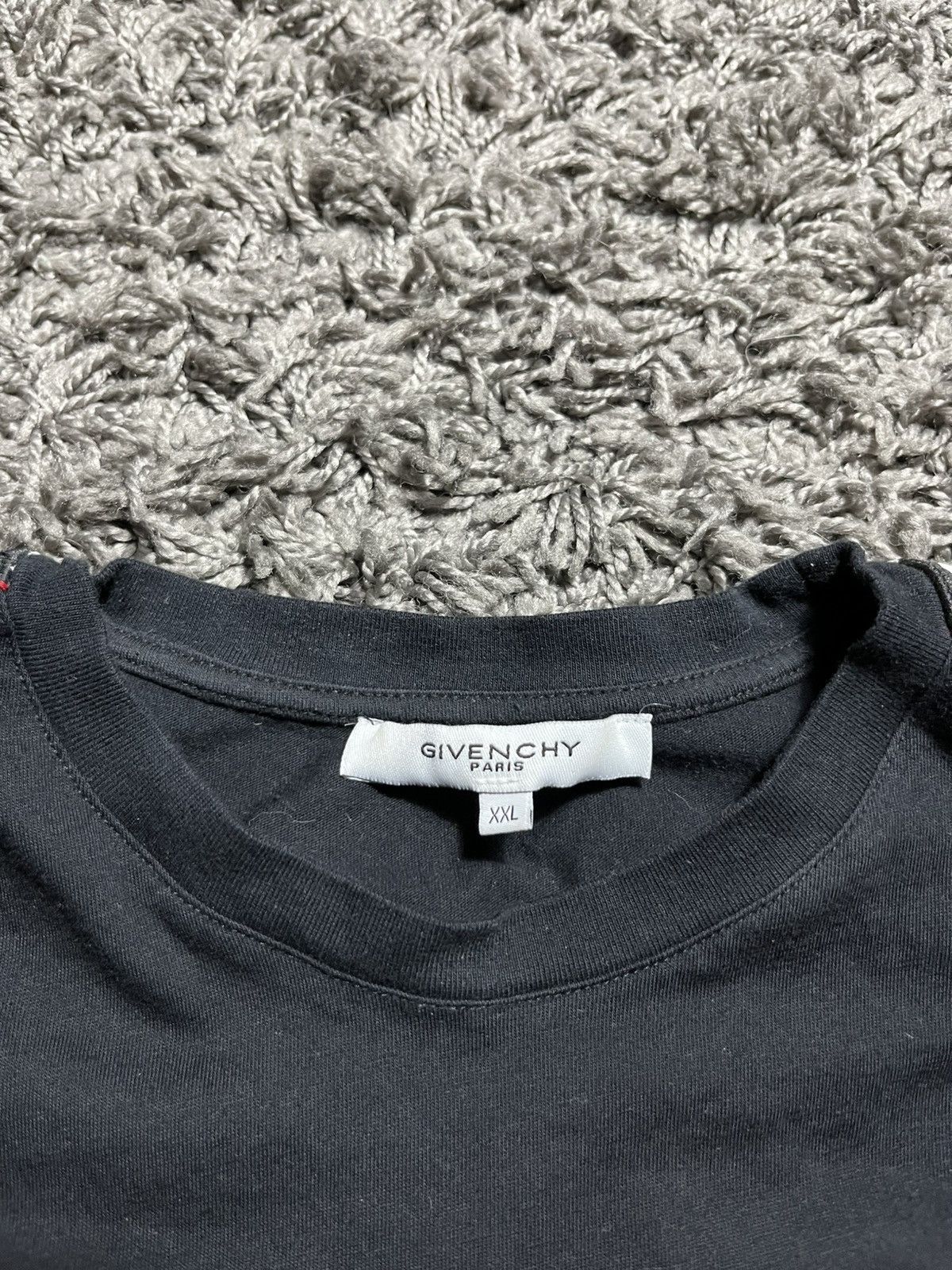 Givenchy GIVENCHY PARIS STRIPES HANDS LOGOS COTTON WOMENS T-SHIRT Size XXL / US 16-18 / IT 52-54 - 8 Thumbnail