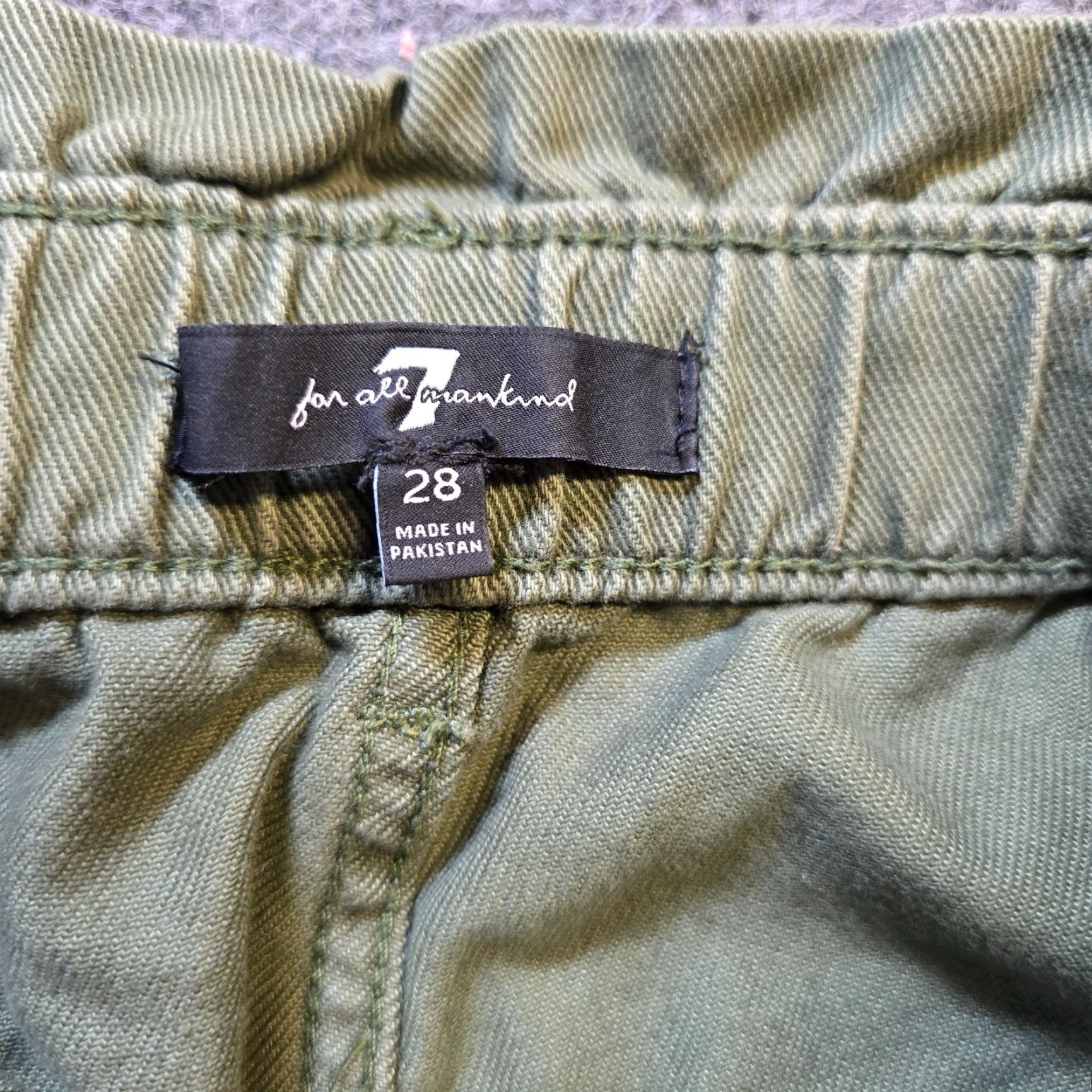 7 For All Mankind Seven For All Mankind Pants Womens Size 28 Green Tapered Elastic Waist Casual Shoes? Size 28" / US 6 / IT 42 - 5 Thumbnail