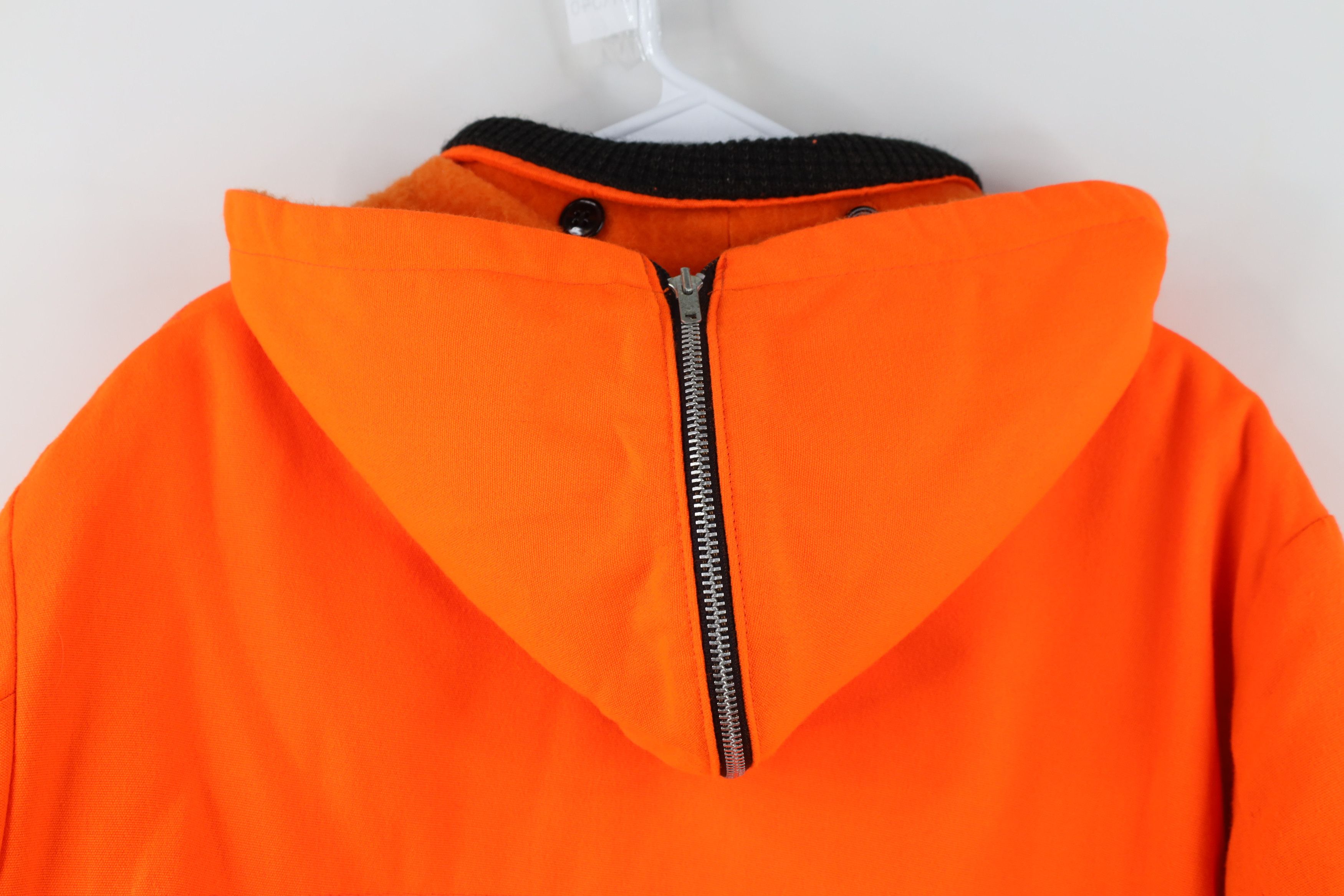 Vintage Vintage 70s Streetwear Hunting Birding Jacket Orange USA Size US XXL / EU 58 / 5 - 12 Thumbnail