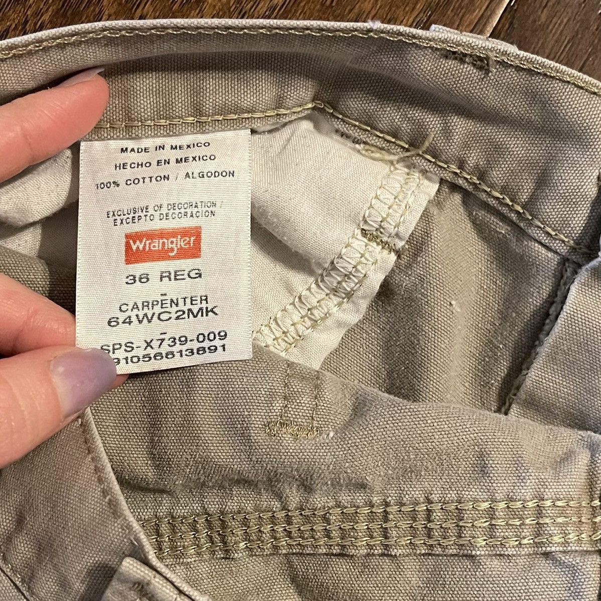 Wrangler Wrangler Carpenter Shorts Work Utility Tool Pocket Cargo Size US 36 / EU 52 - 5 Thumbnail