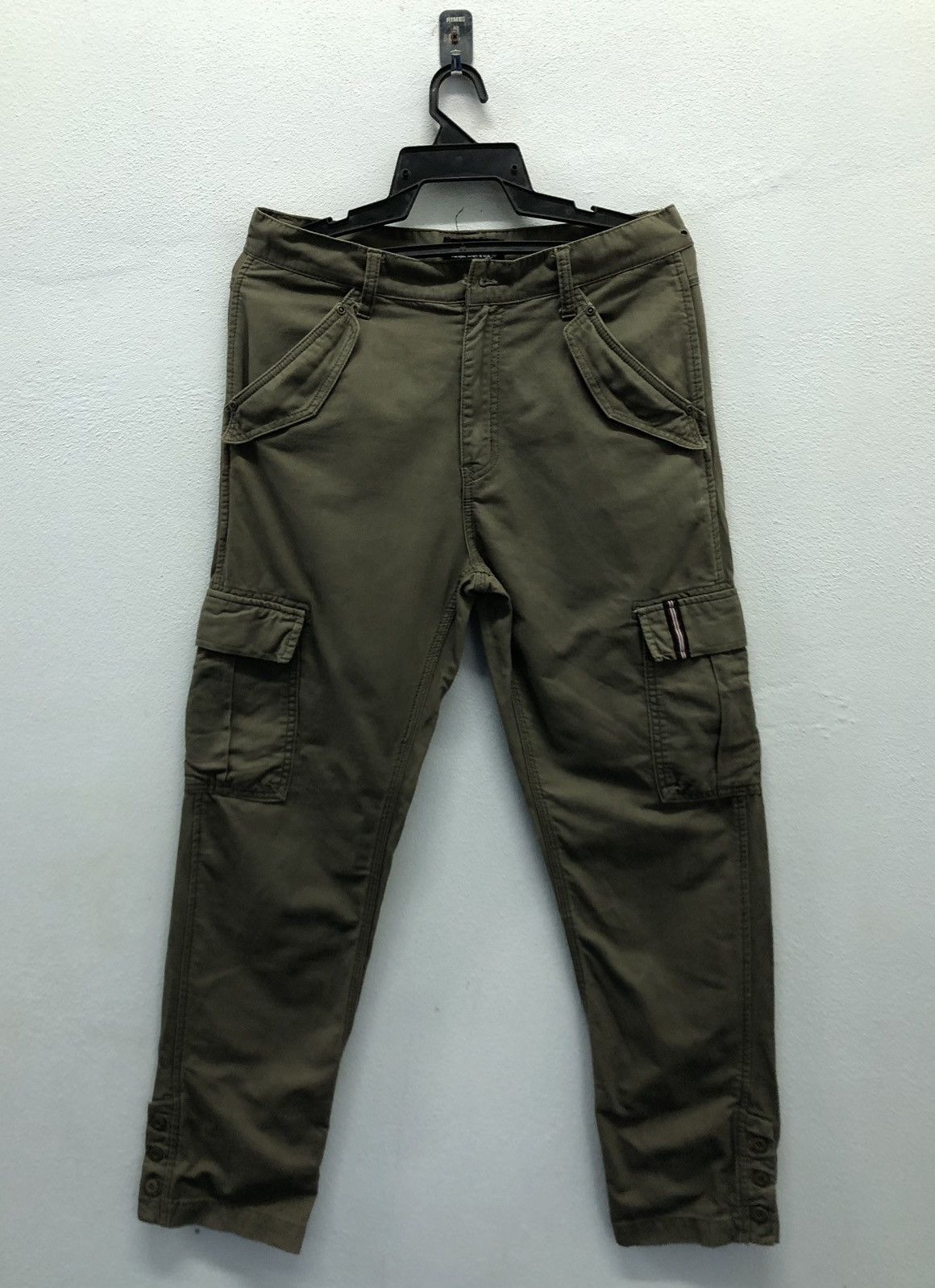 Japanese Brand Jungle Storm Olive Green Cargo Pants – Size L Size US 32 / EU 48 - 1 Thumbnail
