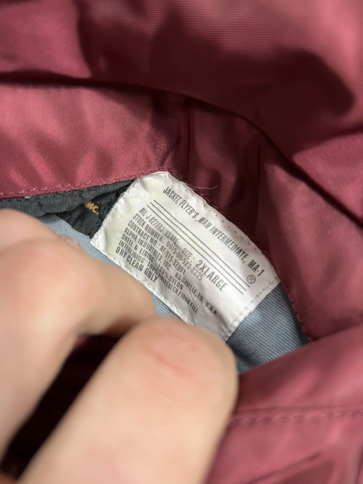 Alpha Industries Alpha Industries MA-1 Flight Jacket Men’s XL Bomber Size US XL / EU 56 / 4 - 11 Thumbnail