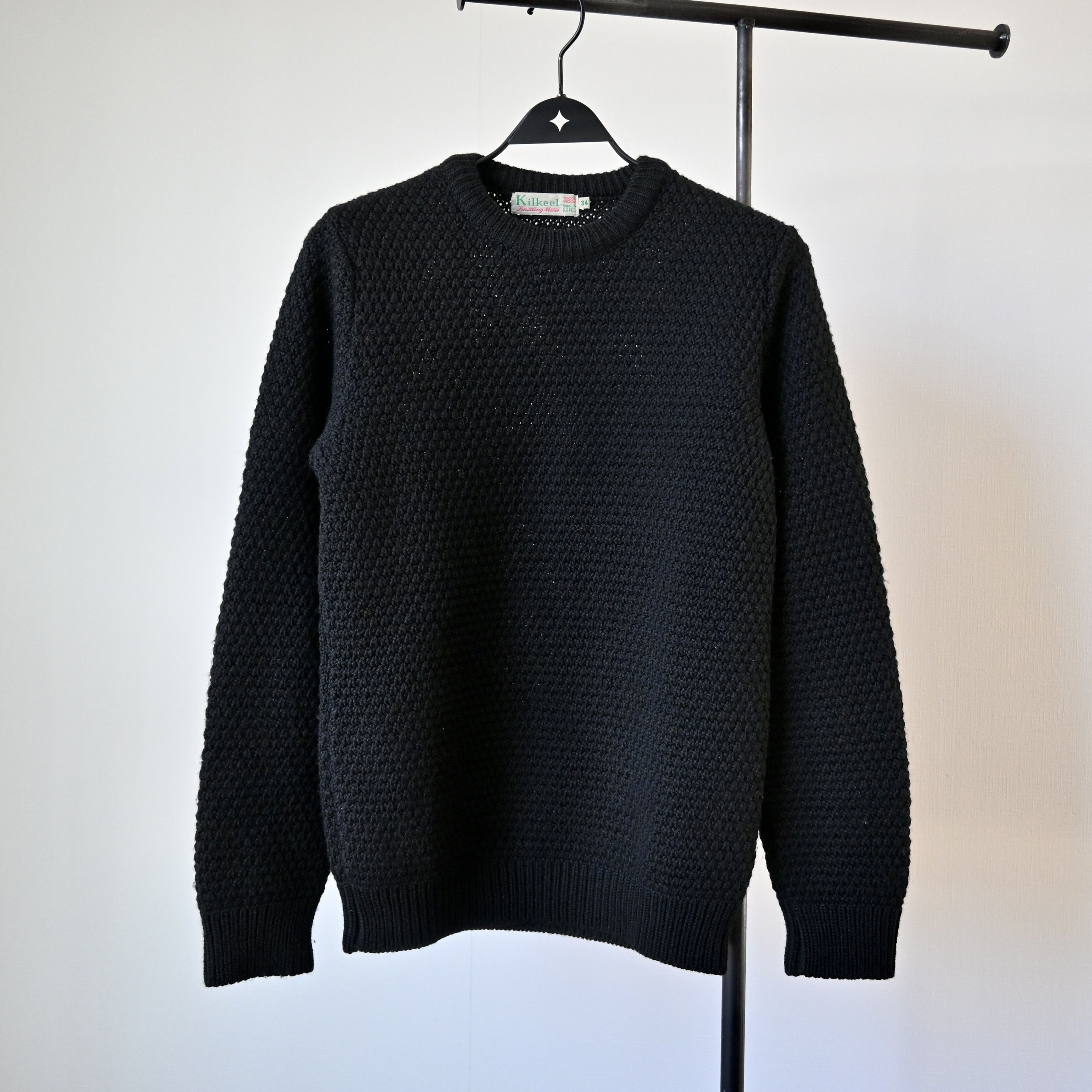 Other Kilkeel Knitting Mills popcorn knit sweater, made in England Size US S / EU 44-46 / 1 - 1 Thumbnail