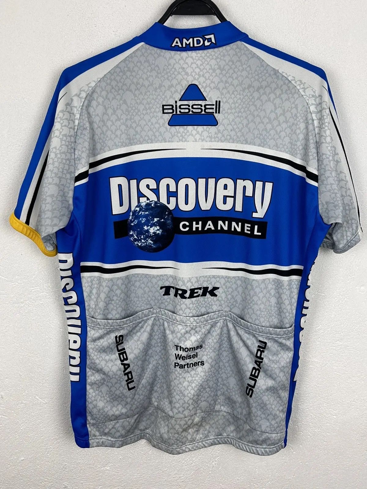 Nike 00s Vintage Nike x Discovery Channel Cycling Jersey Size US XL / EU 56 / 4 - 4 Thumbnail