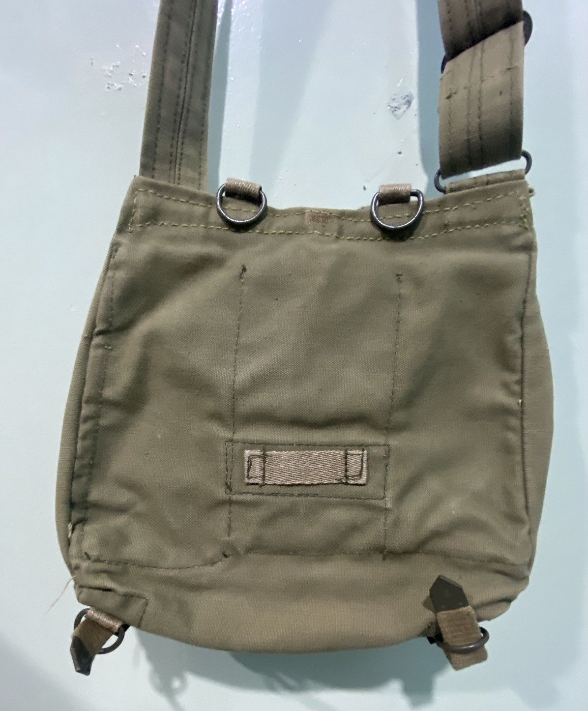 Vintage Rare Vintage 70s Ration Bag Soldiers Issue Field Canvas Nato Size ONE SIZE - 8 Thumbnail