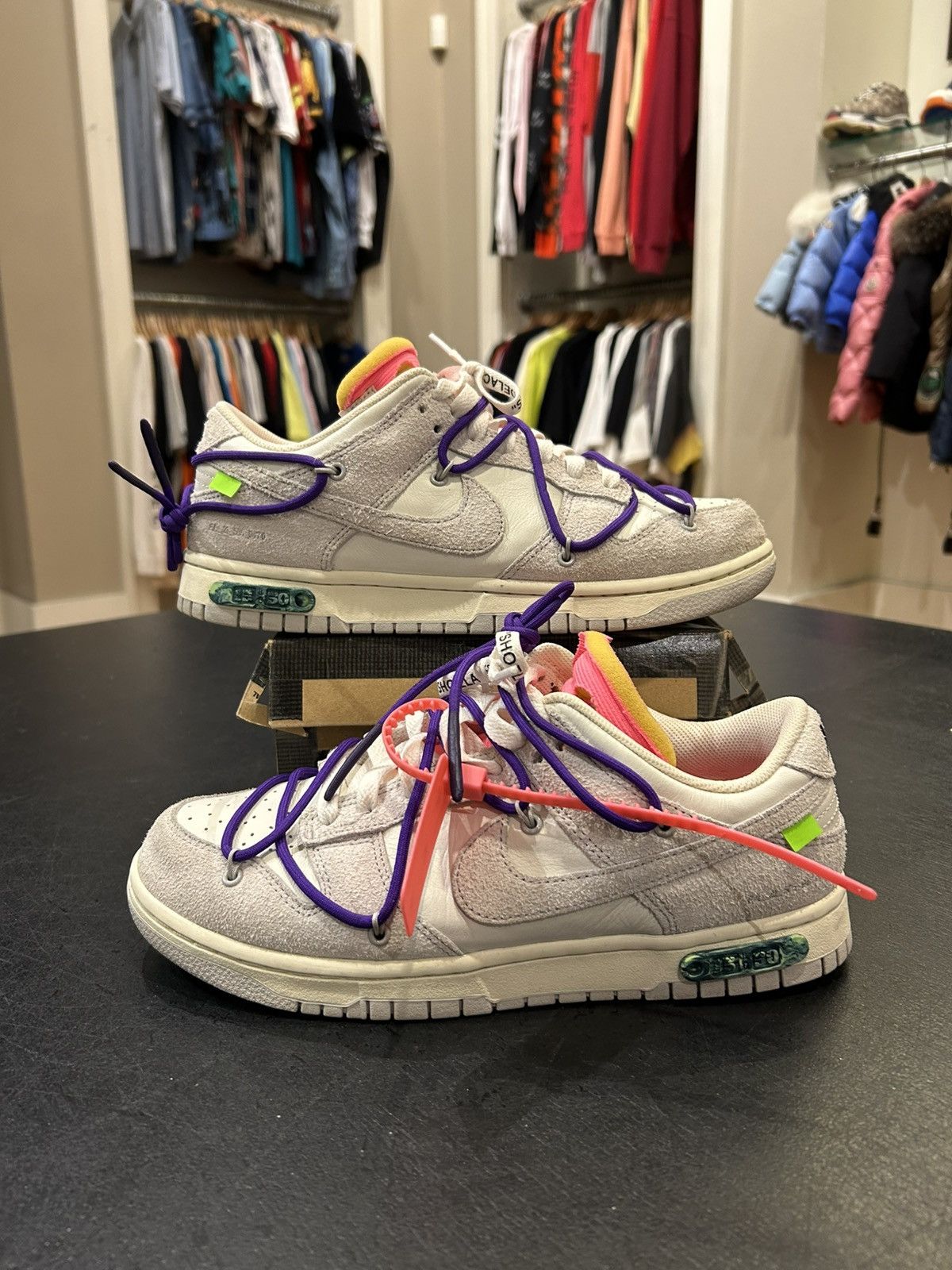 Nike × Off-White Off-White X Nike Dunk Low ‘Lot 15’ Size US 9 / EU 42 - 1 Thumbnail