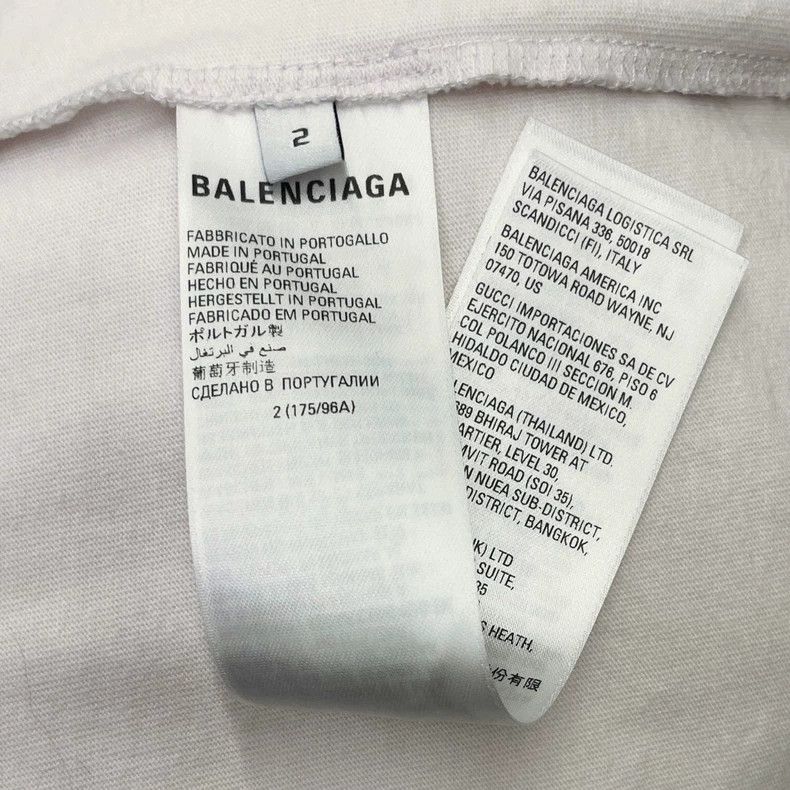 Balenciaga Balenciaga Logo Letter Printed Short Sleeve Size US M / EU 48-50 / 2 - 5 Thumbnail