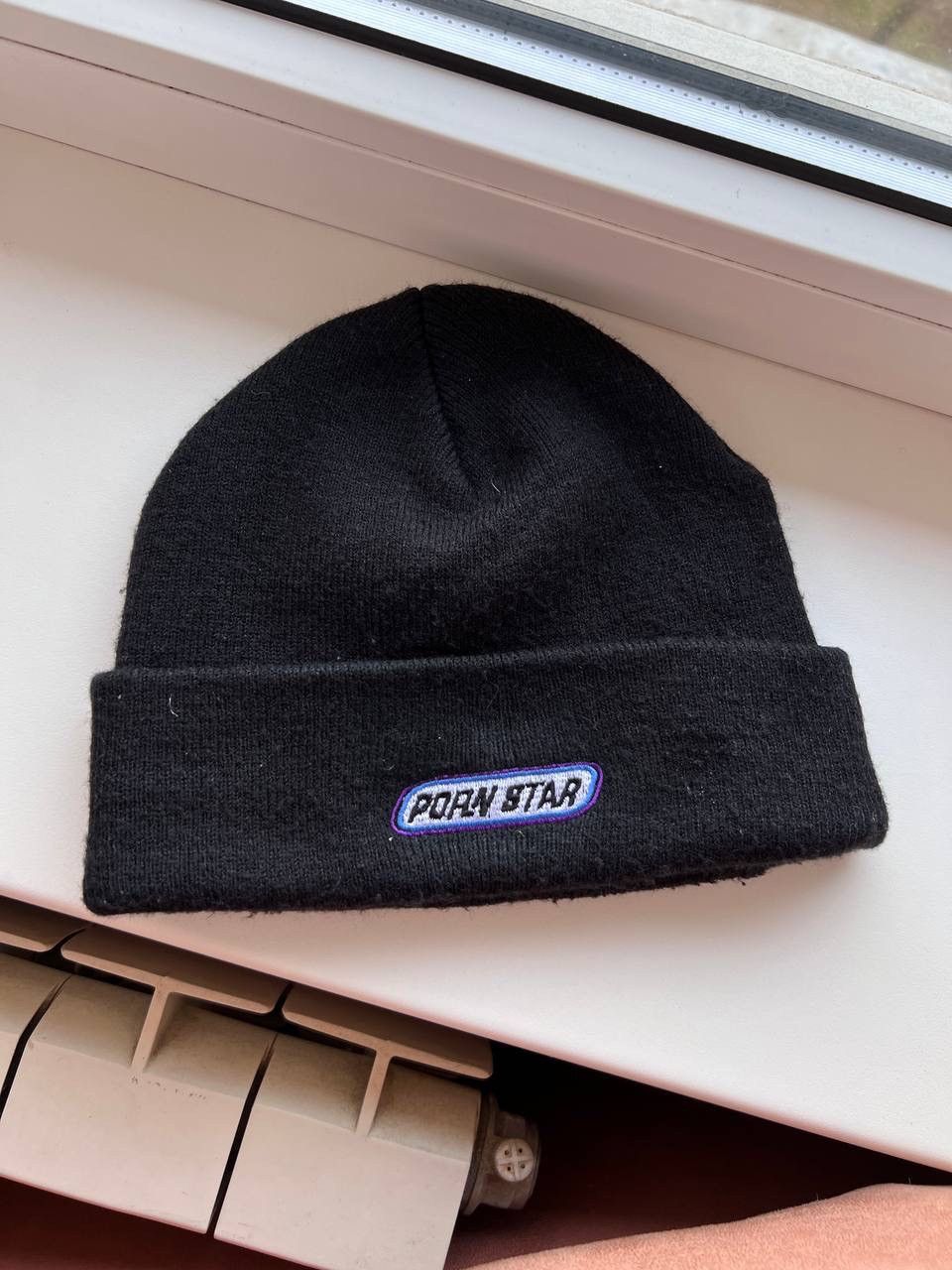 Girl Skateboards Rare Porn Star Beanie Hat black vintage 90s-00s USA SKATE Size ONE SIZE - 2 Thumbnail