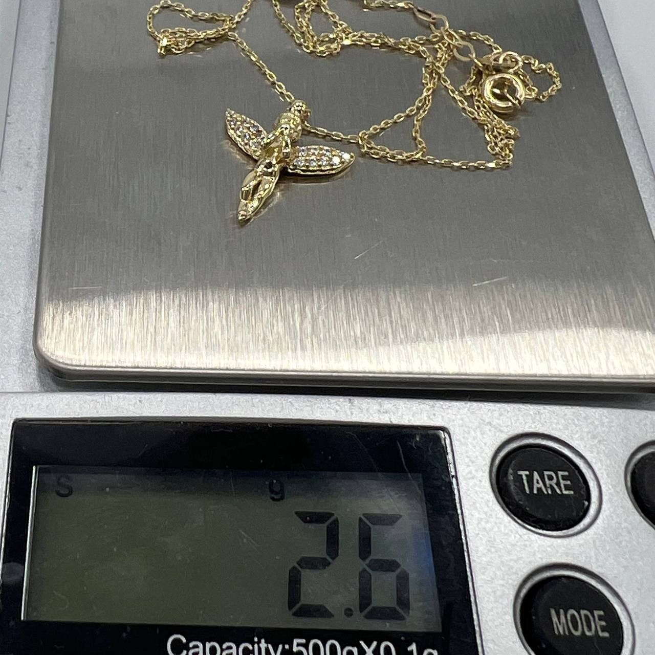 Other 14K Solid Gold Angel Pendant Necklace – Italian Design Size ONE SIZE - 5 Thumbnail