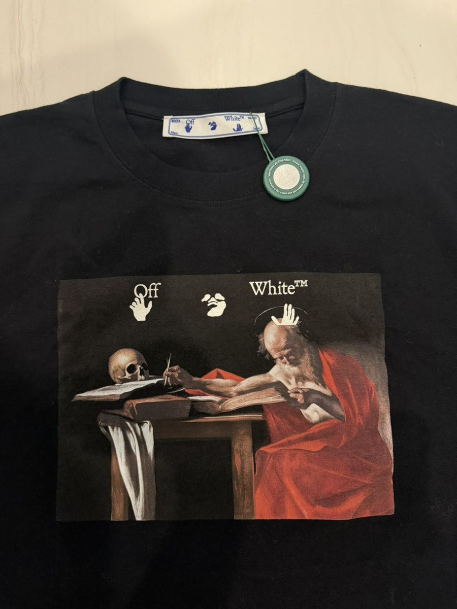 Off-White Off-White Caravaggio Tee Large NWT Virgil Abloh Size US L / EU 52-54 / 3 - 2 Thumbnail