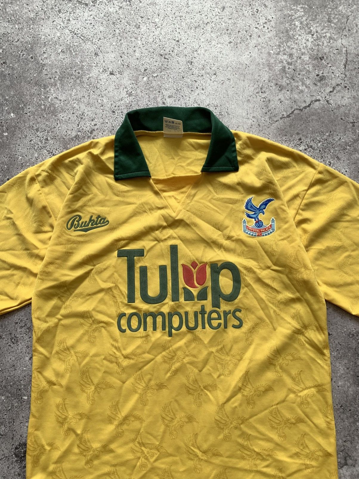 Other 🔥BUKTA CRYSTAL PALACE 1991/92 AWAY SOCCER JERSEY SHIRT Size US M / EU 48-50 / 2 - 3 Thumbnail