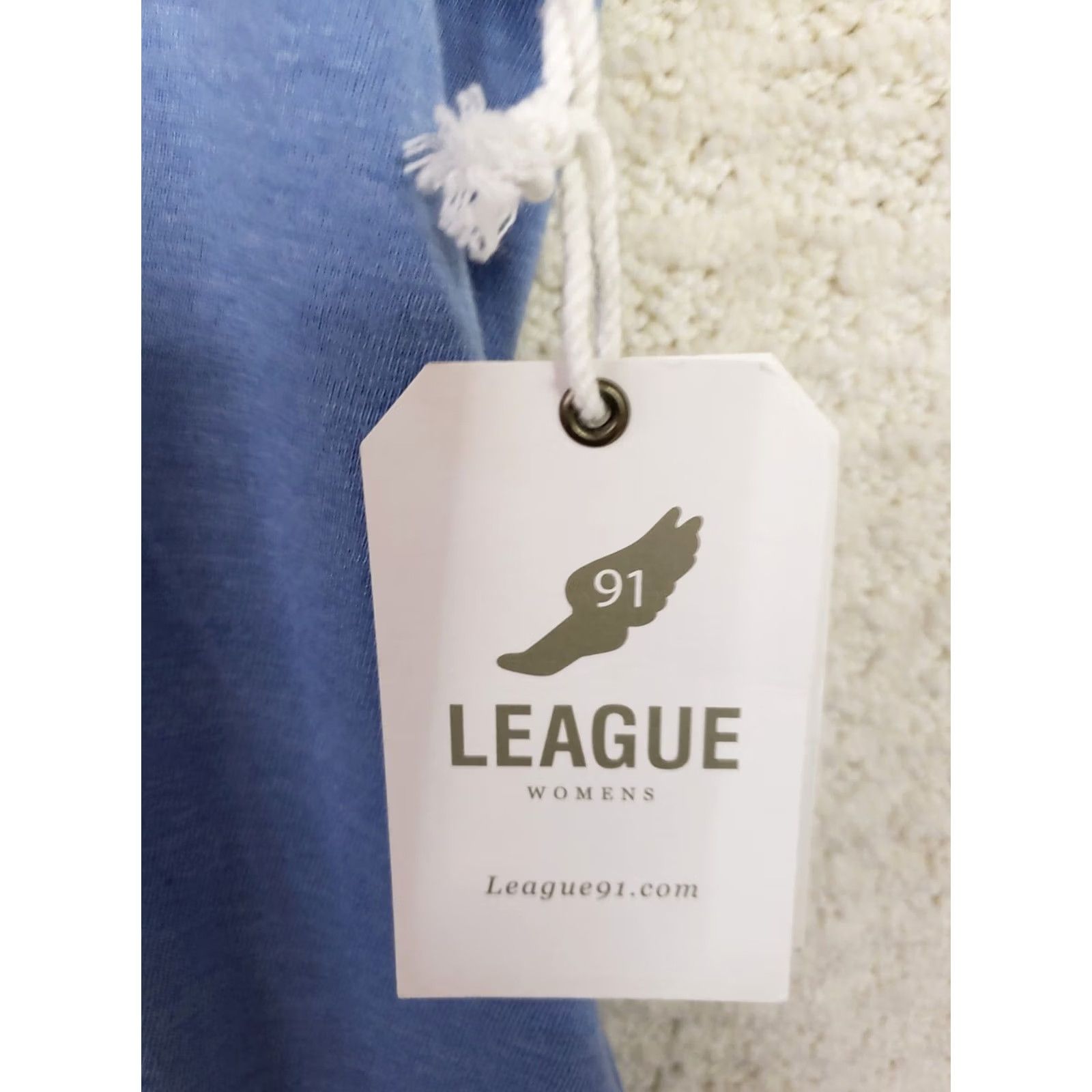 Vintage League Tank Top T-Shirt Women’s L Blue Surf Vibes Fripp Island Size L / US 10 / IT 46 - 5 Thumbnail