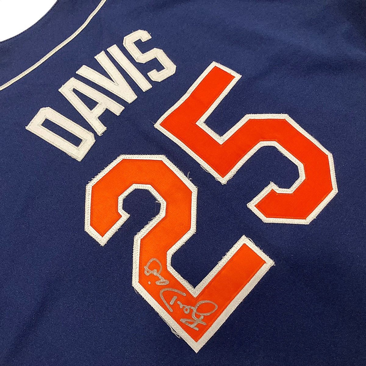 Vintage Vintage San Diego Padres Ben Davis Autographed Jersey Size US L / EU 52-54 / 3 - 4 Thumbnail
