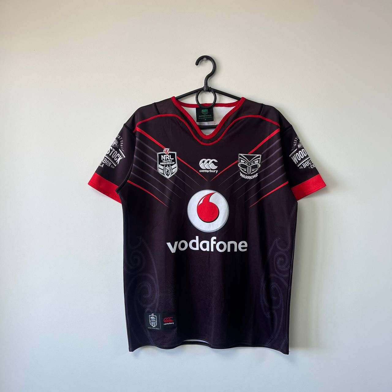 Vintage Canterbury Warriors 2017/2018 Rugby Vodafone NRL Jersey Size US M / EU 48-50 / 2 - 1 Thumbnail