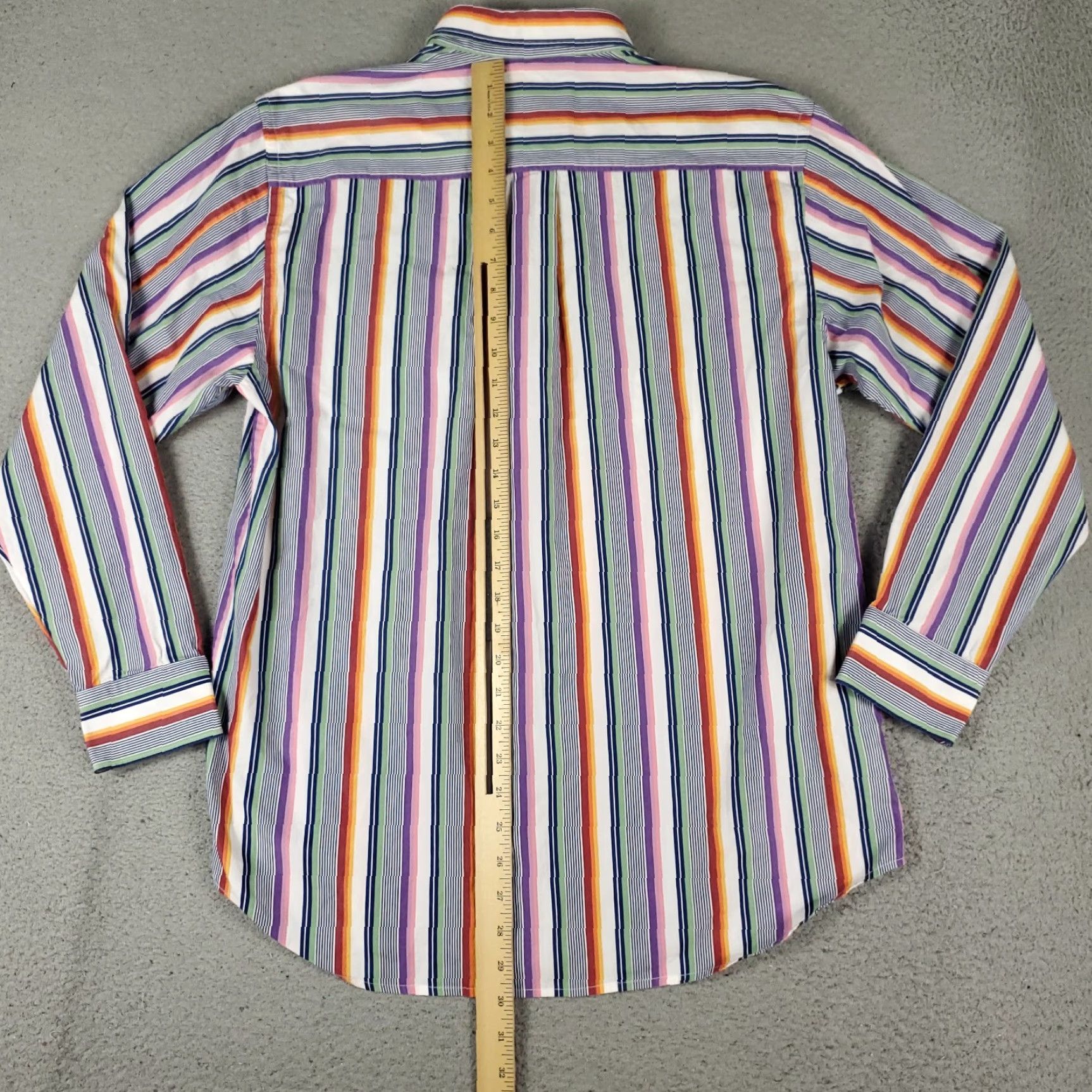Tommy Bahama Tommy Bahama Shirt Mens M Purple Striped Cotton Button-Up Long Sleeve Shirt Size US M / EU 48-50 / 2 - 4 Thumbnail