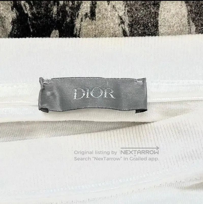 Dior Dior Summer White Cotton Graphic T-Shirt . Size US XXL / EU 58 / 5 - 6 Thumbnail