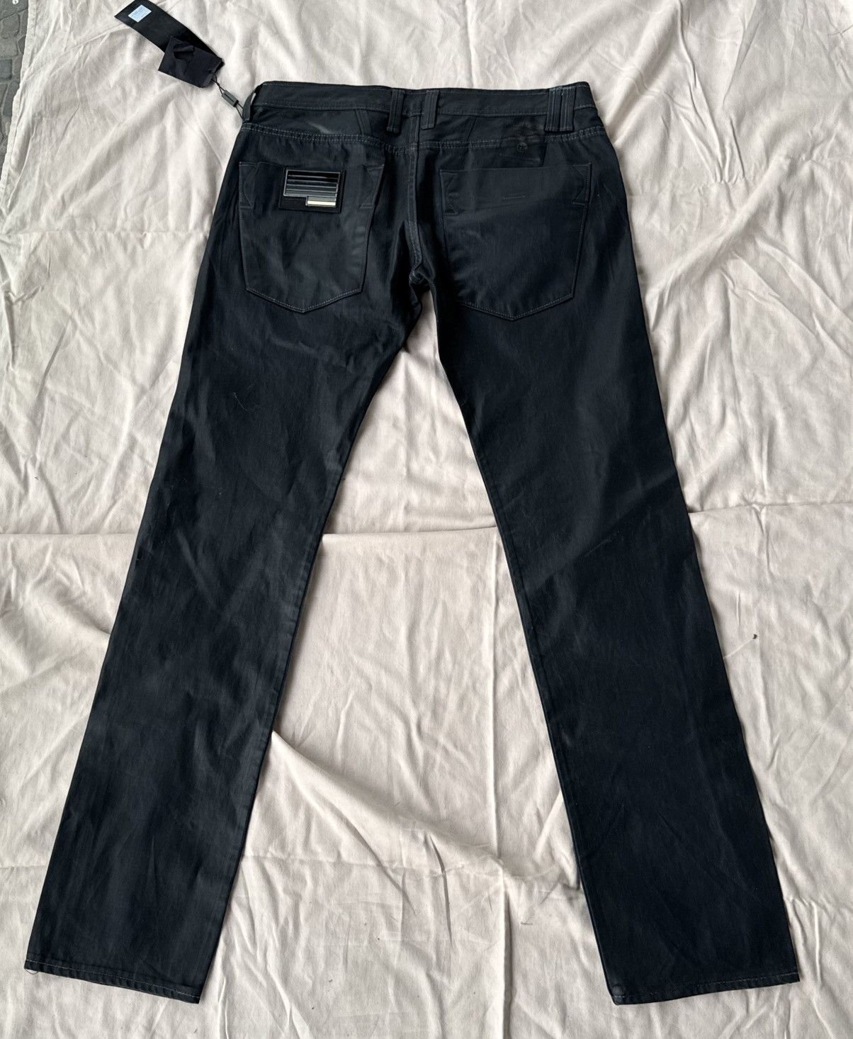 Takeshy Kurosawa Takeshy Kurosawa Black Straight Leg Denim Size US 34 / EU 50 - 7 Thumbnail