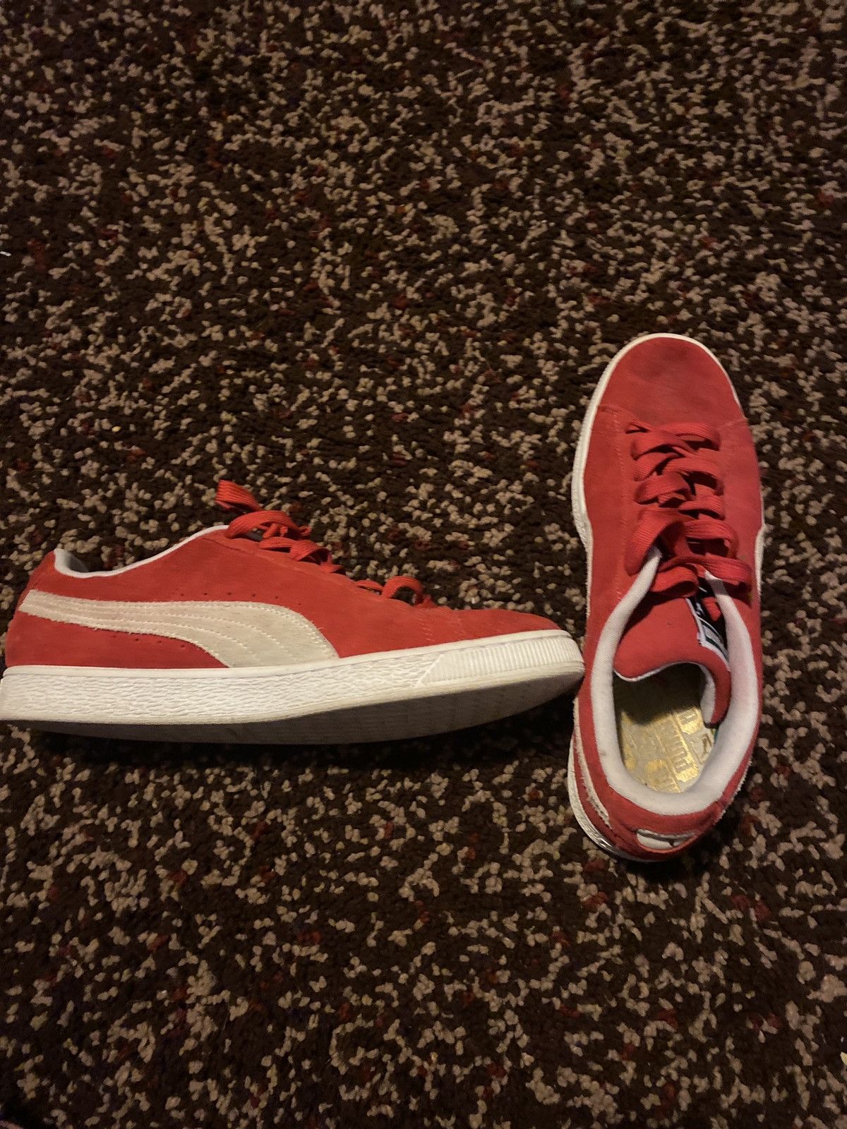 Puma Puma suede red Size US 12 / EU 45 - 1 Thumbnail