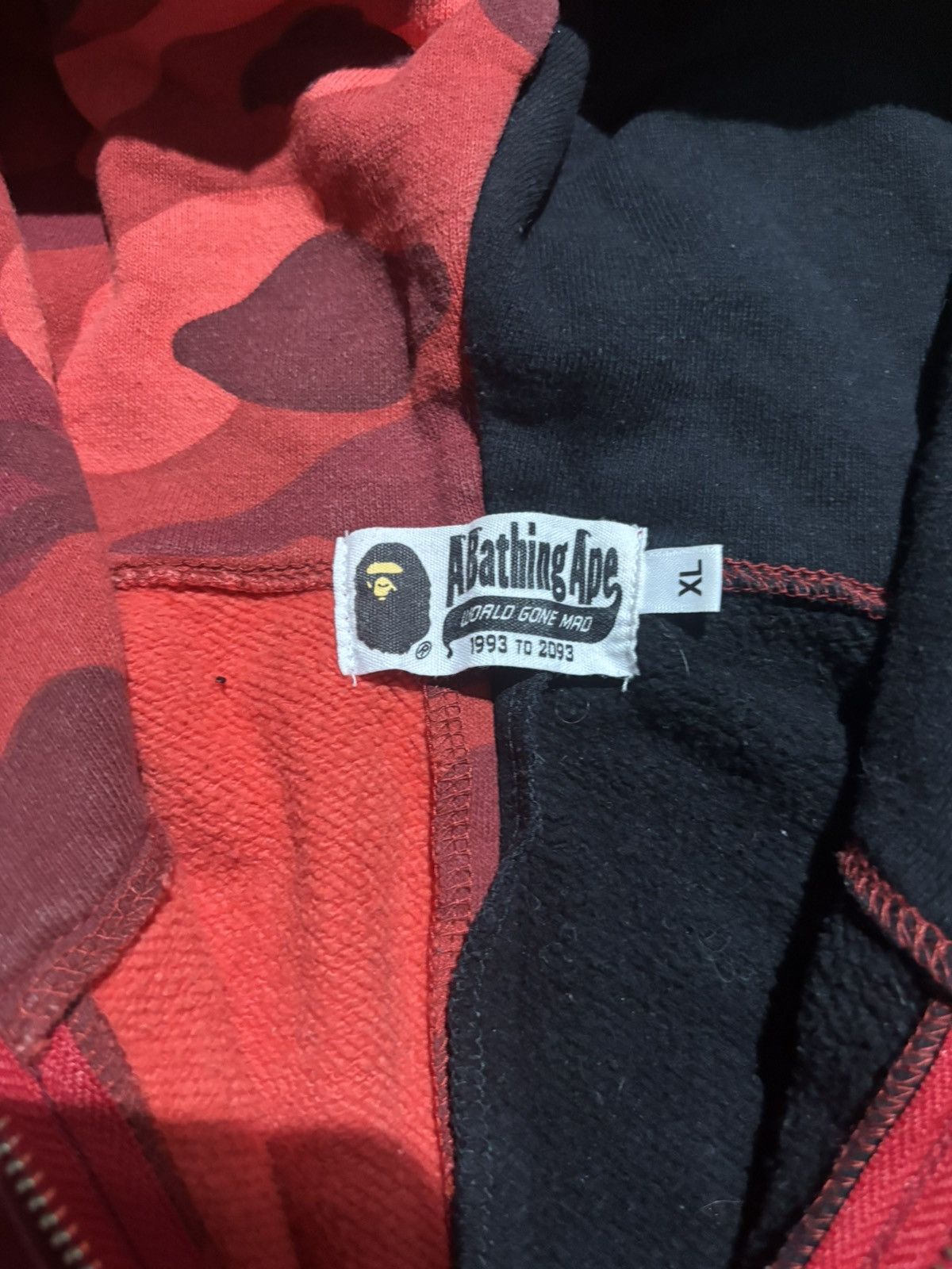 Bape BAPE TIGER SHARK CAMO FULL ZIP HOODIE Size US XL / EU 56 / 4 - 13 Thumbnail