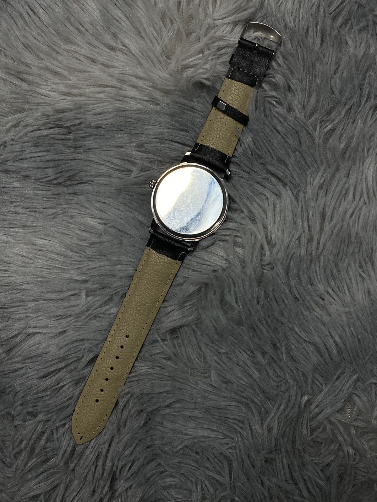 Japanese Brand × Jewelry Mechanical-Inspired Watch with Leather Strap Japanese Brand Size ONE SIZE - 8 Thumbnail