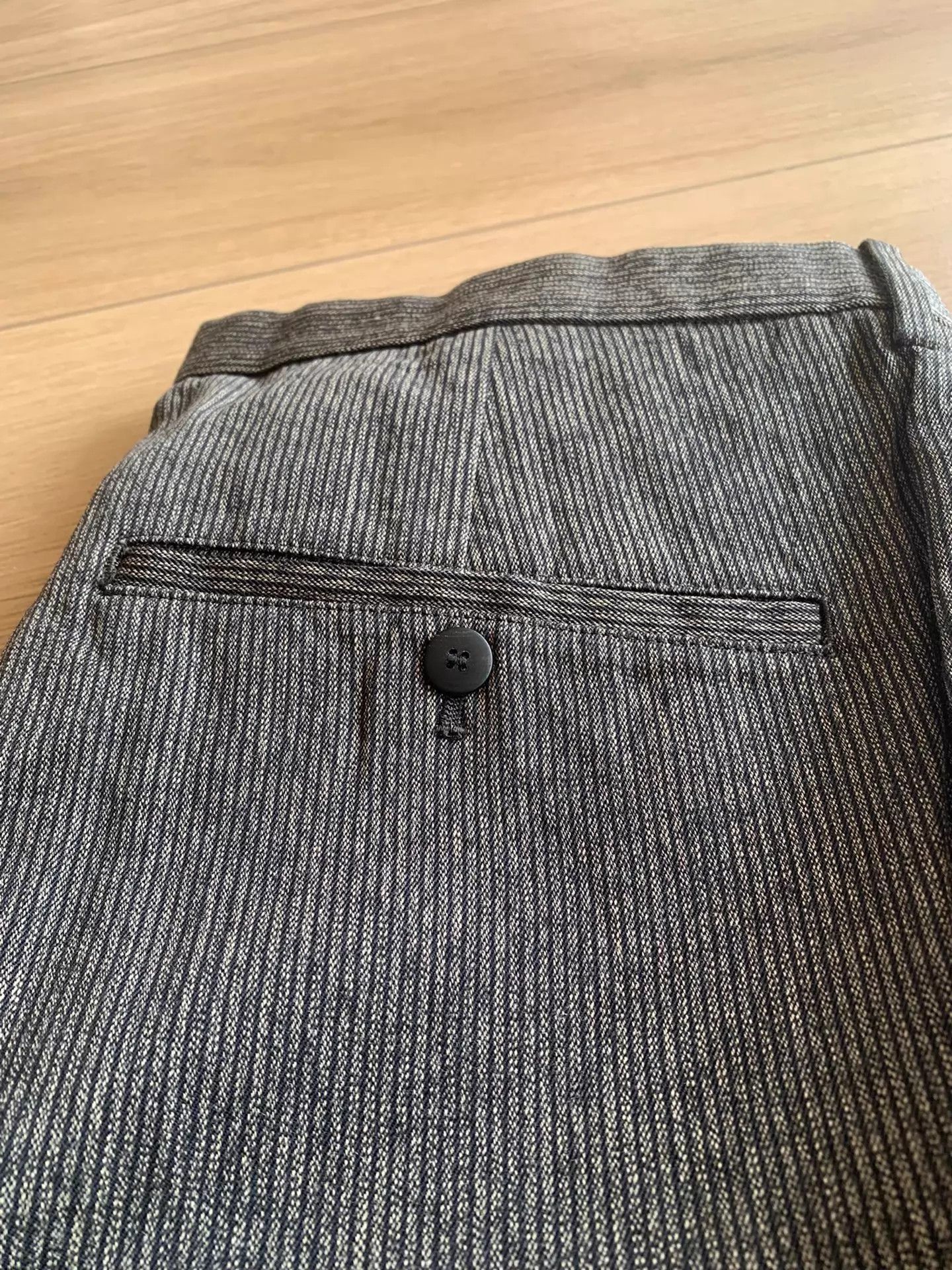 Visvim VISVIM WIDE SLACKS PINSTRIPE Wool-Linen 25AW 4 New Size US 36 / EU 52 - 7 Thumbnail
