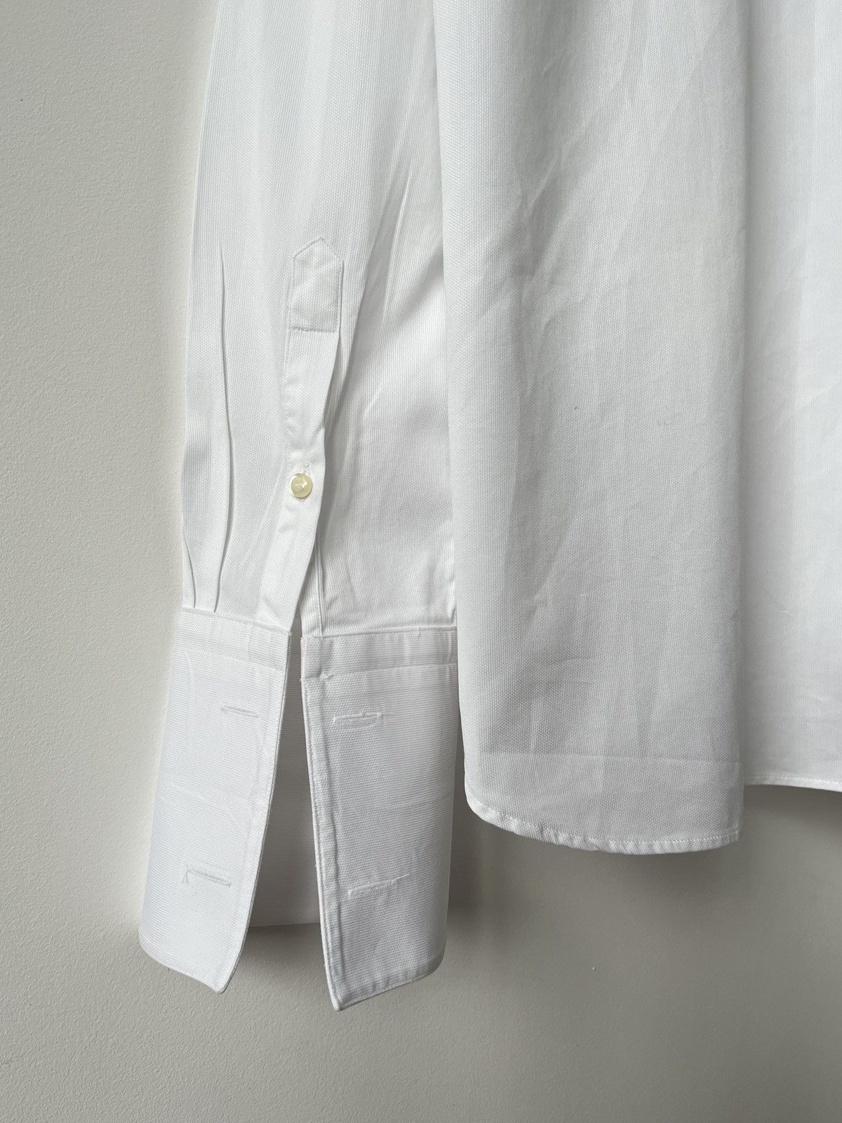Boggi BOGGI MILANO White Elegant Shirt Old Money Size US XL / EU 56 / 4 - 5 Thumbnail