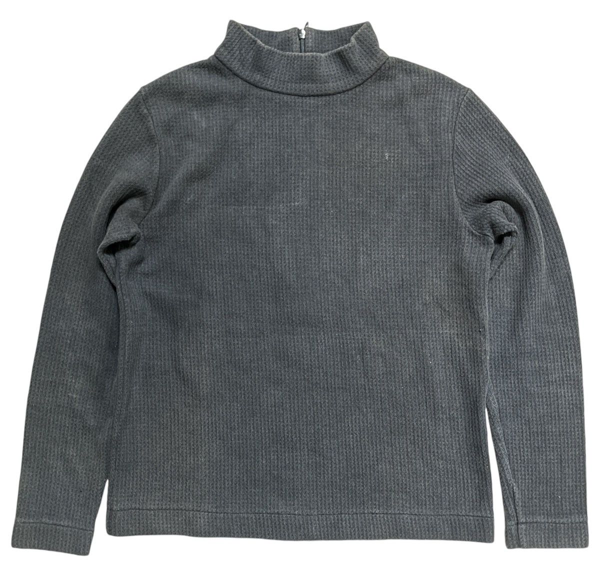 A.P.C. × Vintage Vintage A.P.C Mockneck Waffle Longsleeve T Shirt Size S / US 4 / IT 40 - 1 Thumbnail